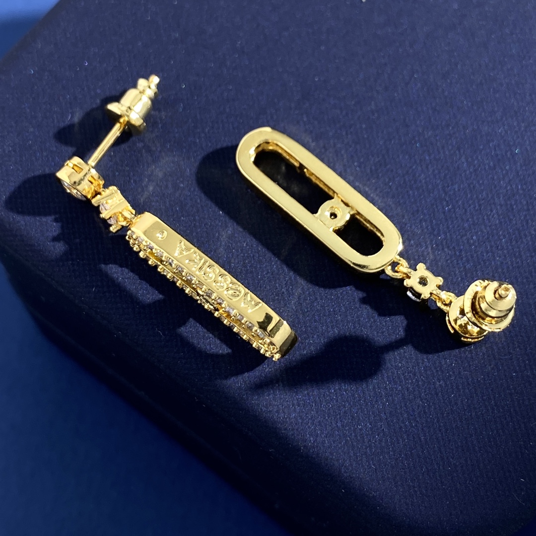 MSEV022 Dormeuses Move Uno earrings - ccjewelryacc