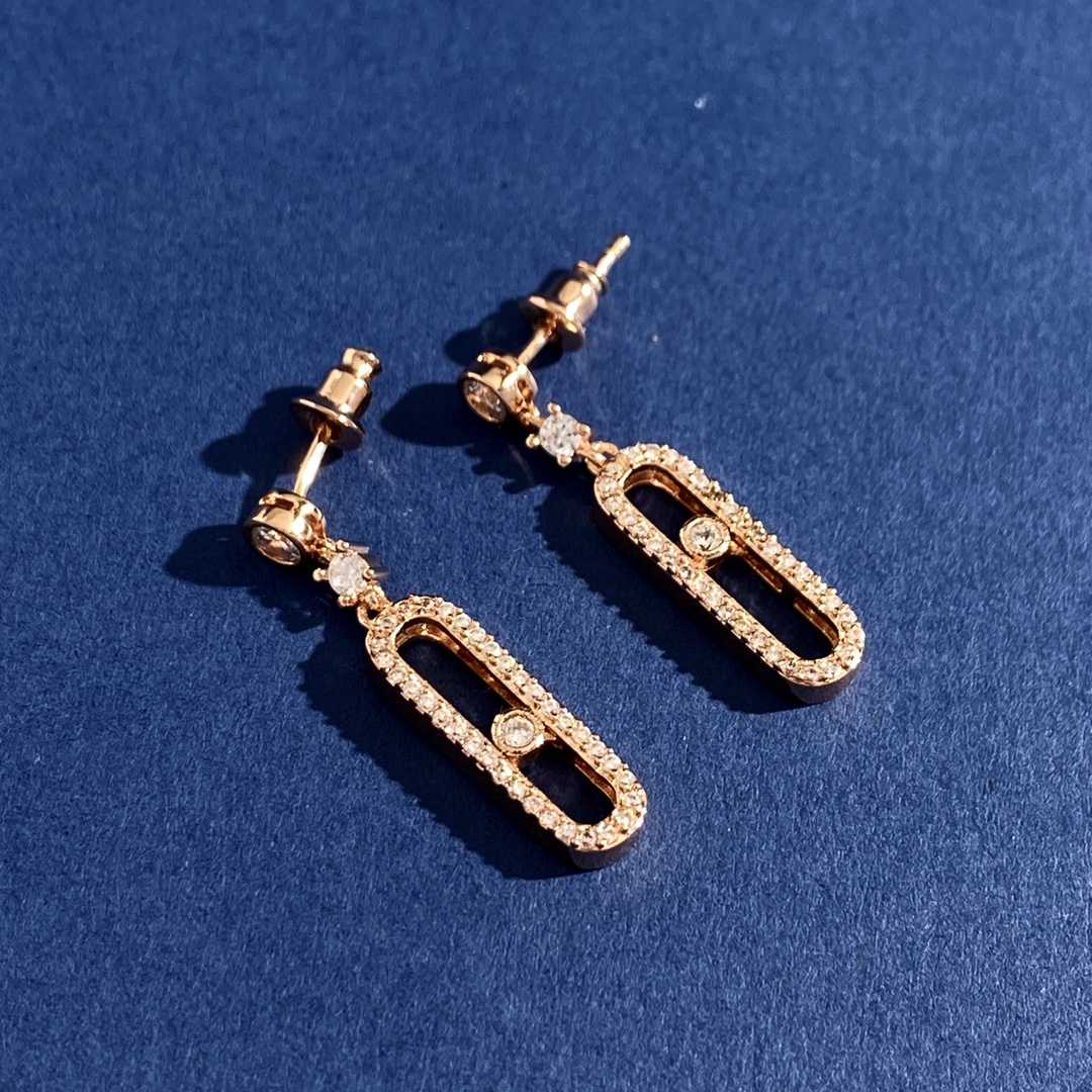 MSEV022 Dormeuses Move Uno earrings - ccjewelryacc