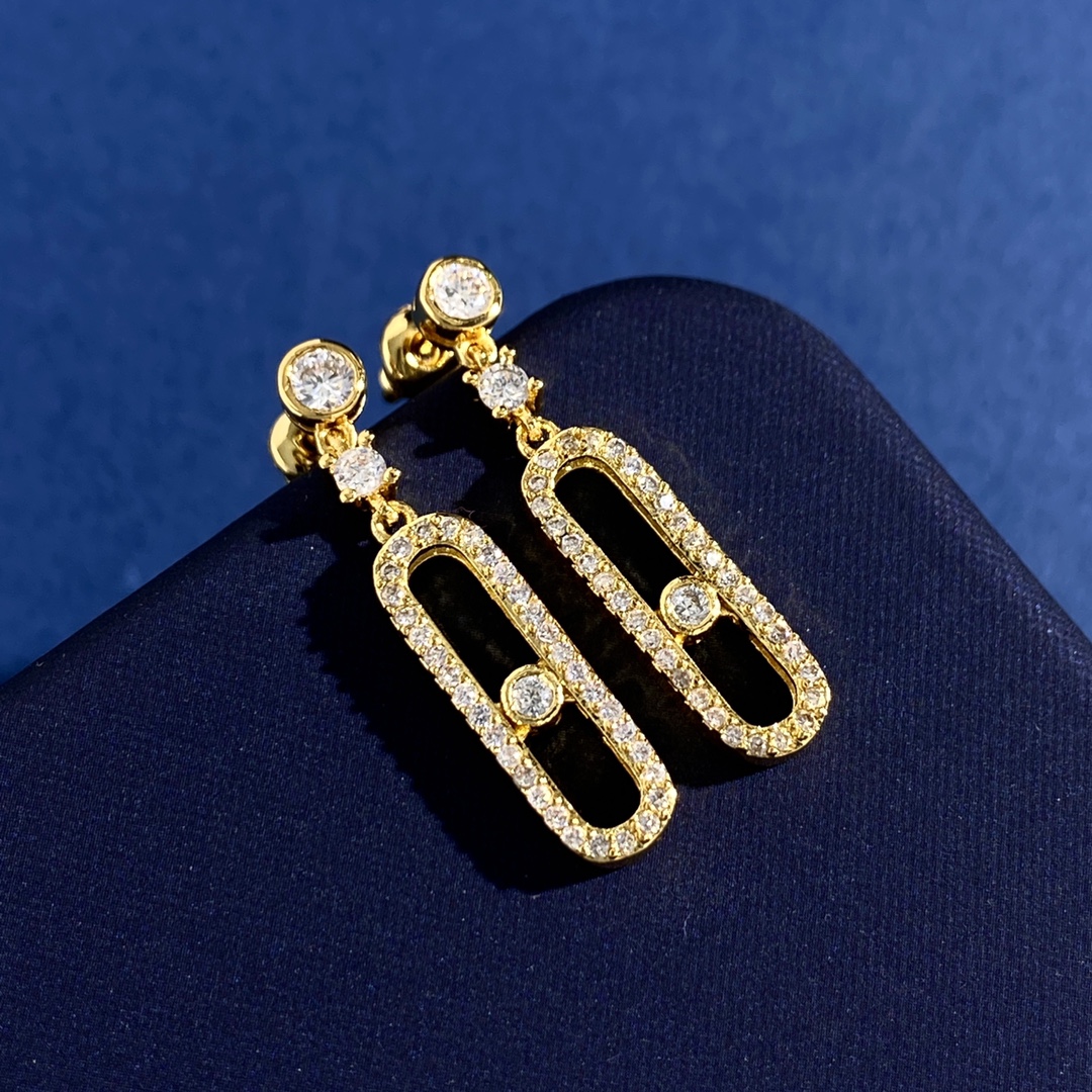 MSEV022 Dormeuses Move Uno earrings - ccjewelryacc