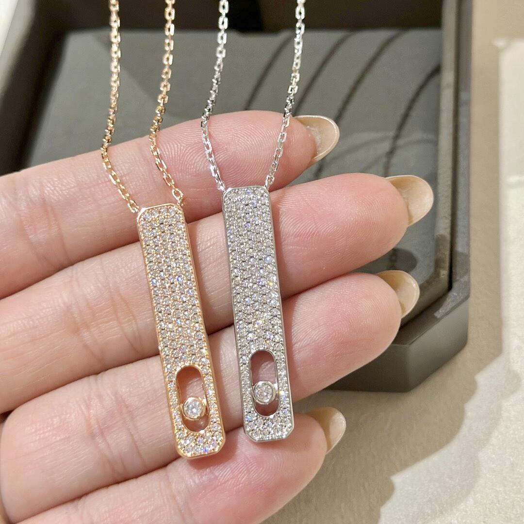 MSNV004 My First Diamond Pavé Pendant necklace - ccjewelryacc