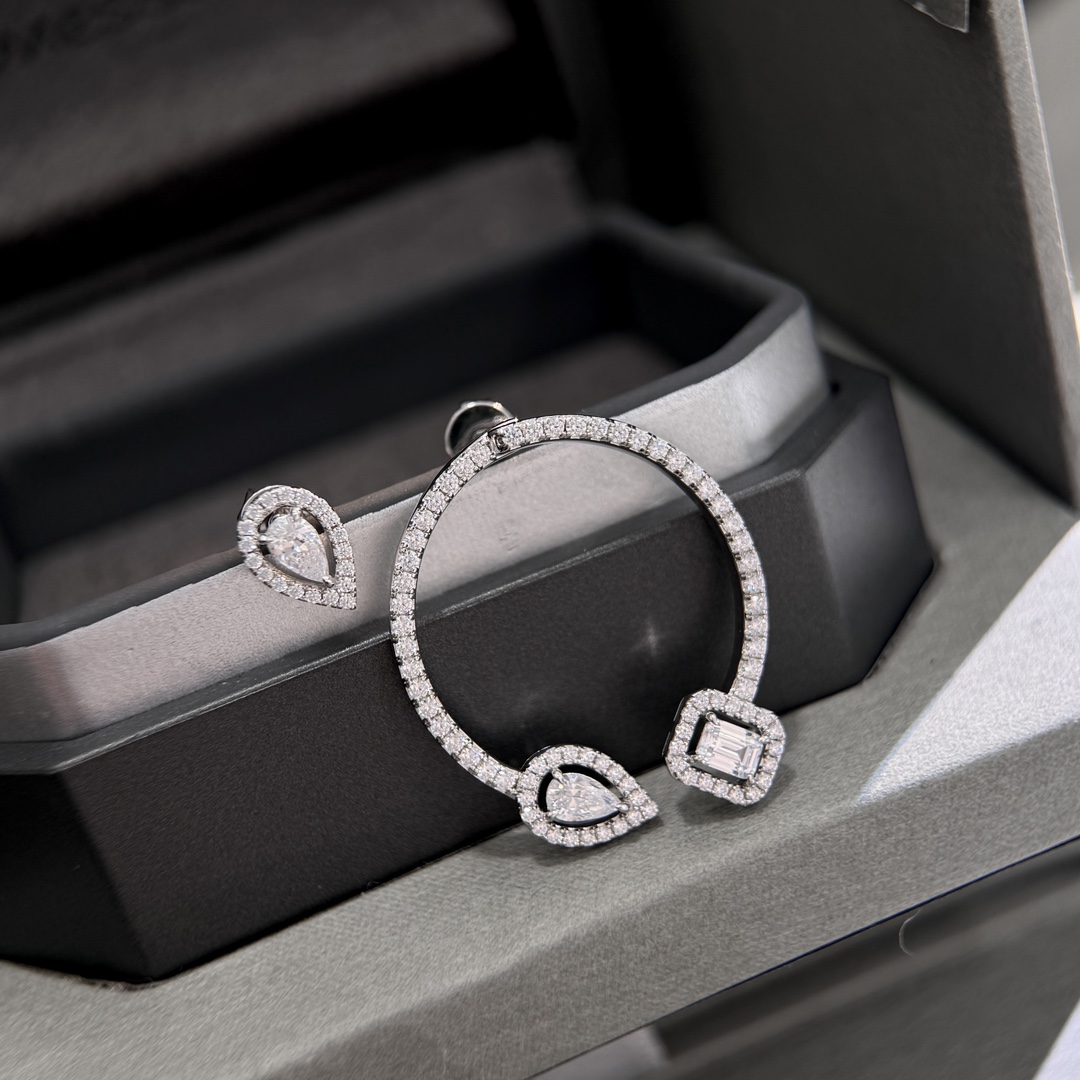 MSEV018 halbe Steigung Messika Reifen earring - ccjewelryacc