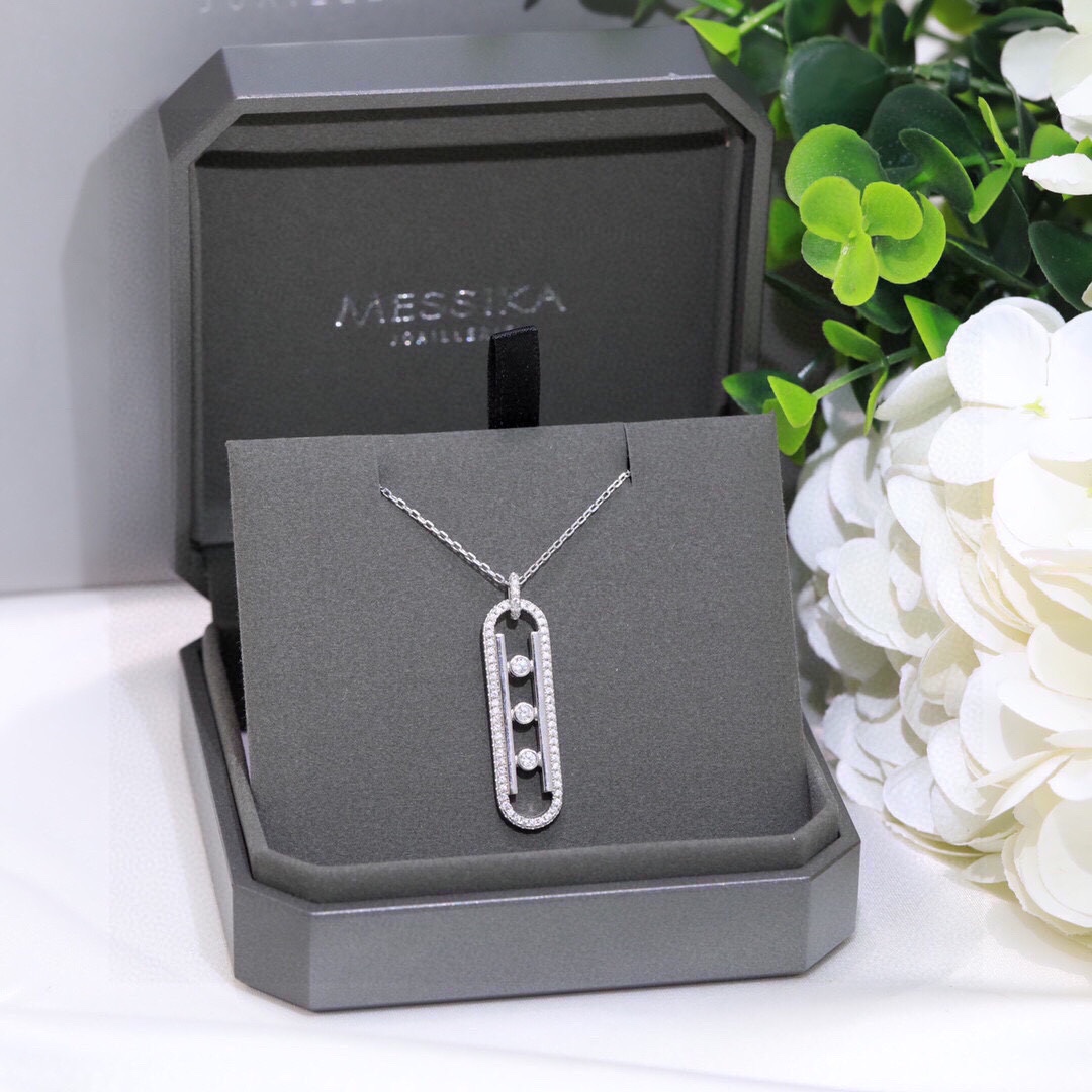 MSNV006 Move 10th PM diamond Pendant necklace - ccjewelryacc