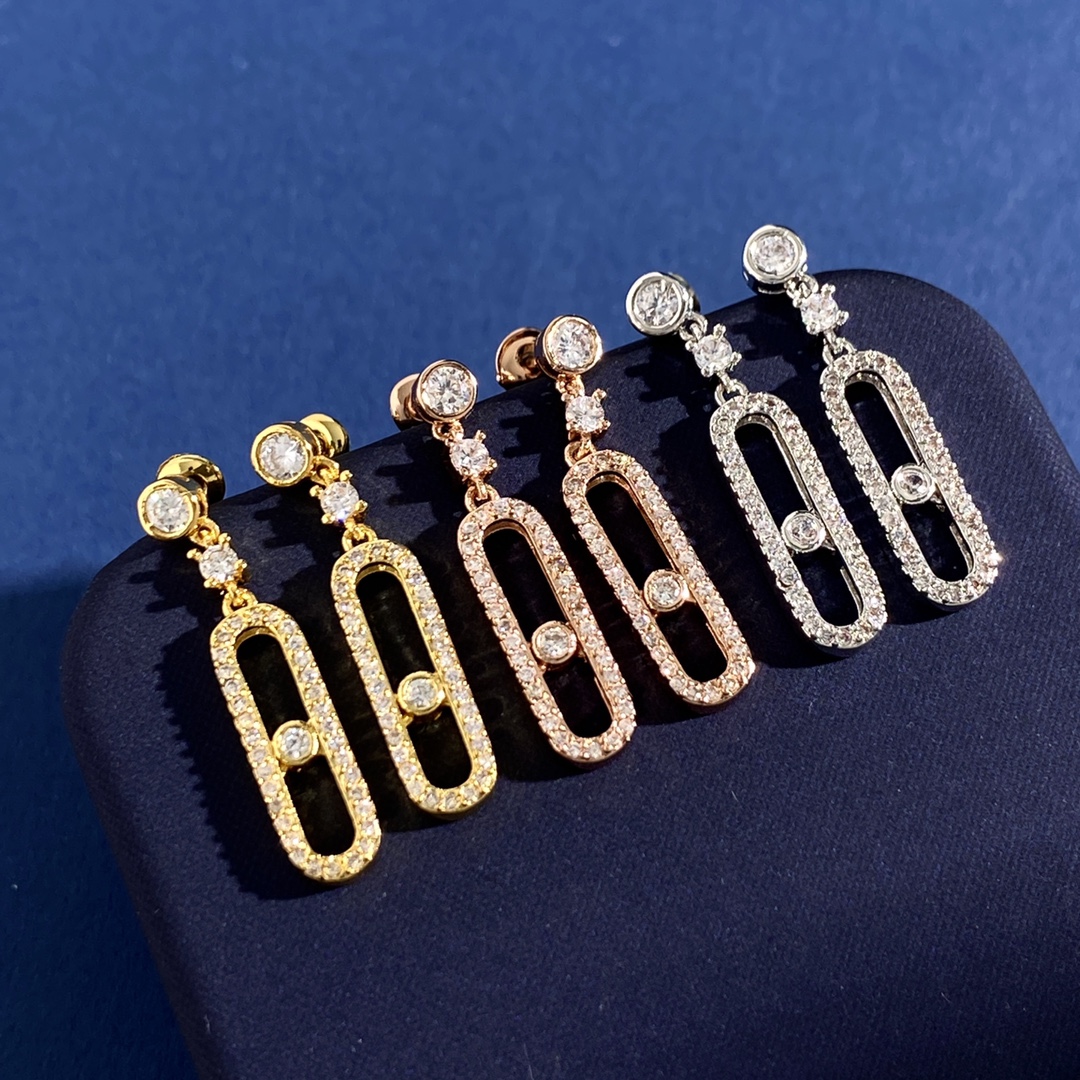 MSEV022 Dormeuses Move Uno earrings - ccjewelryacc
