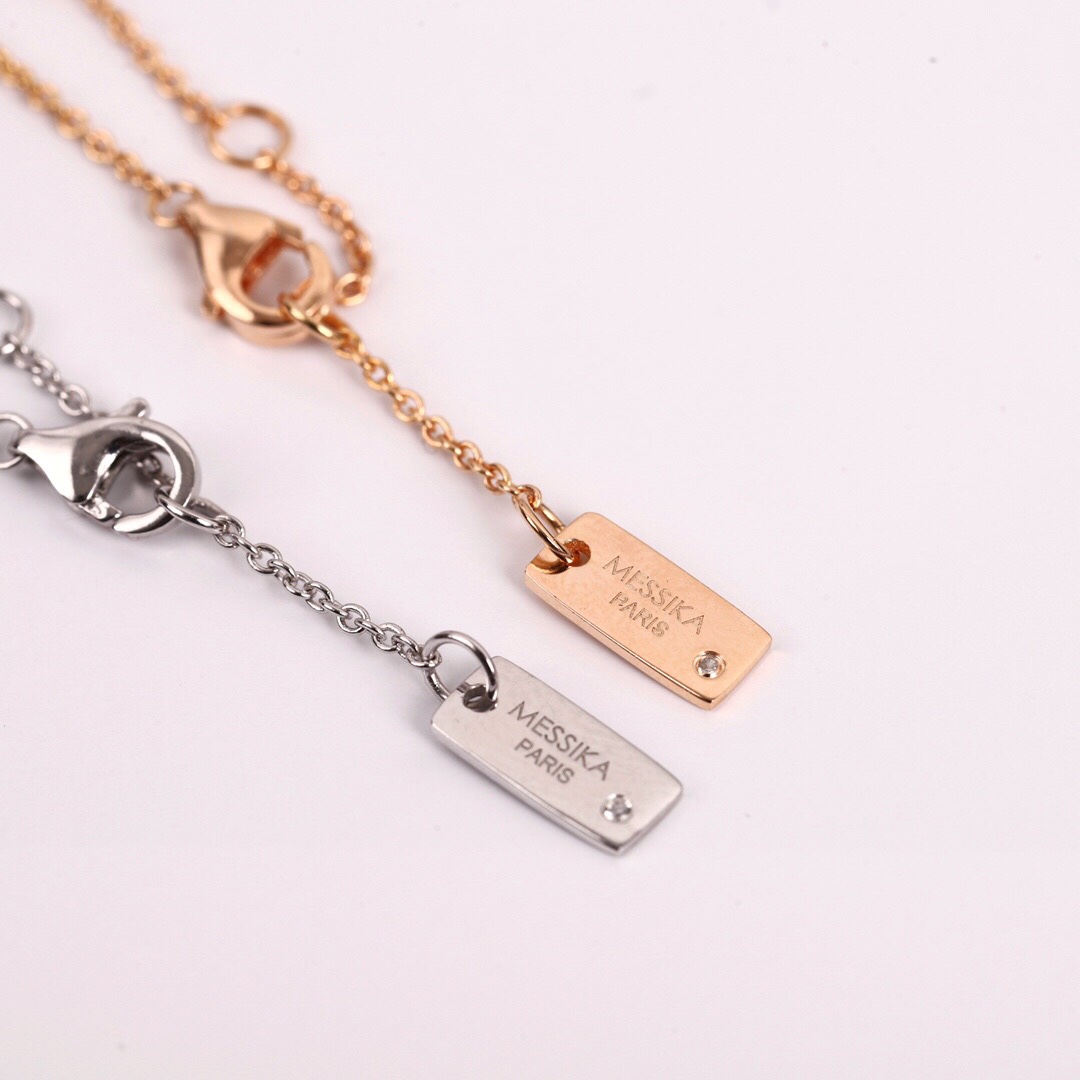 MSNV009 Baby Move Pave diamond necklace - ccjewelryacc