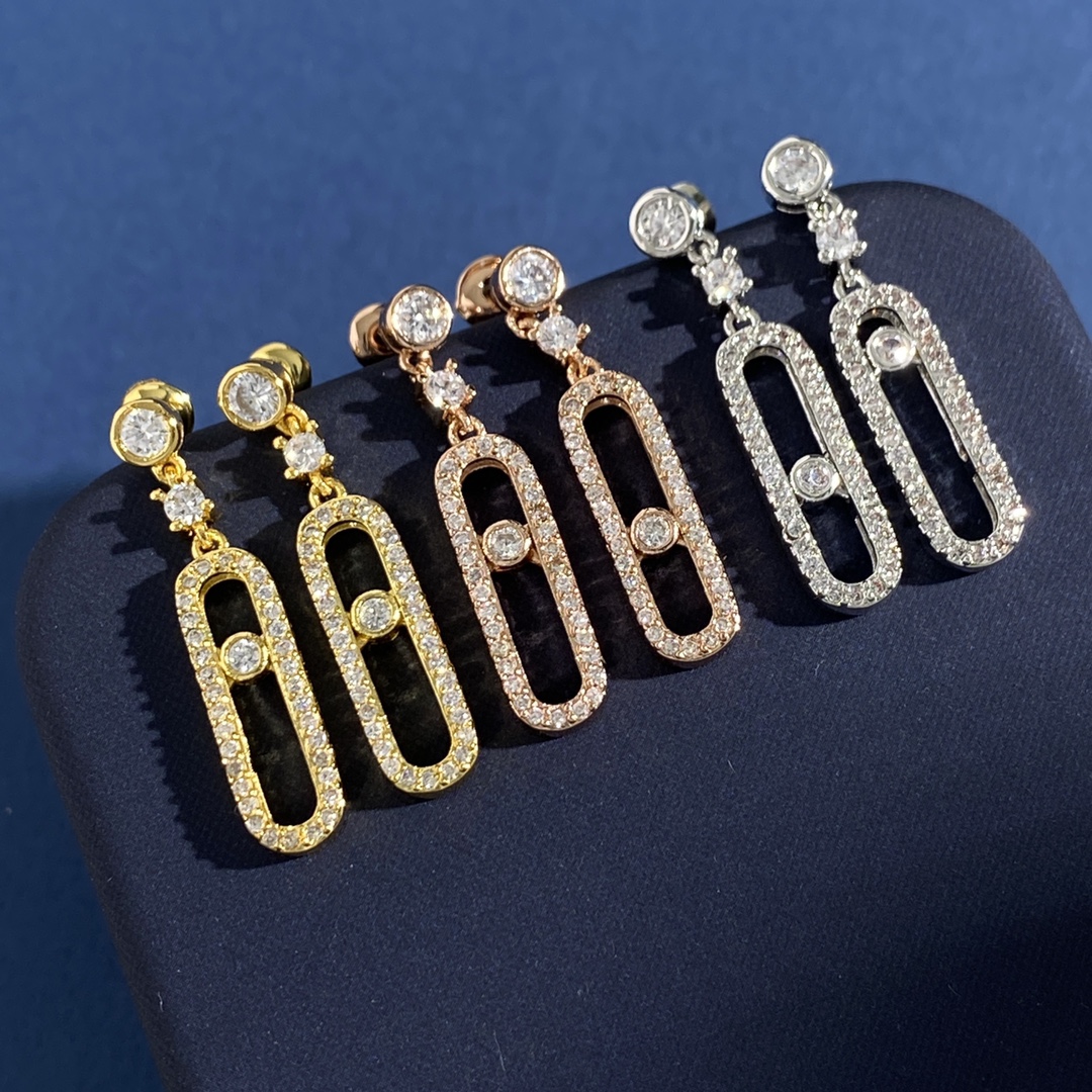 MSEV022 Dormeuses Move Uno earrings - ccjewelryacc