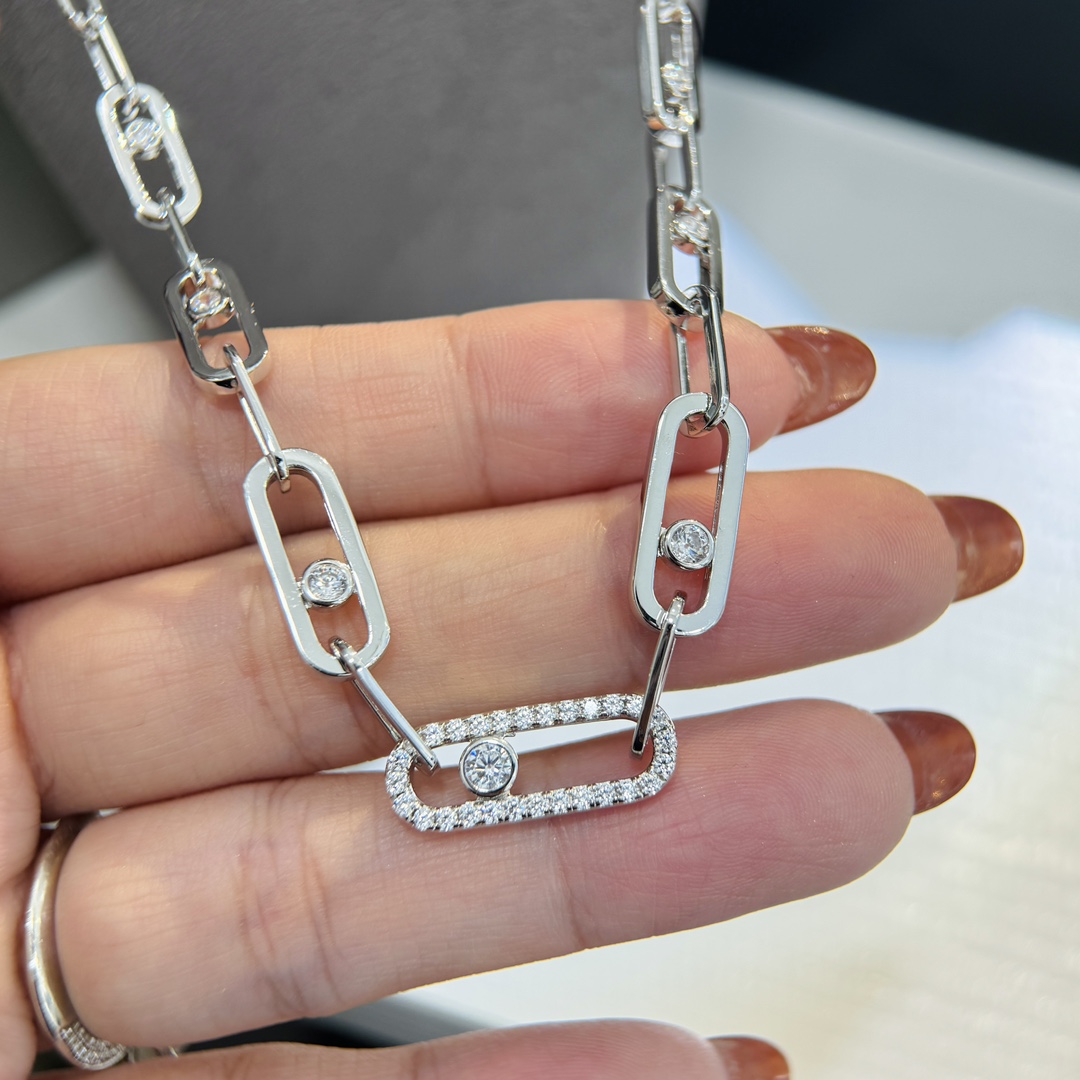 MSNV020 Move Link choker necklace - ccjewelryacc