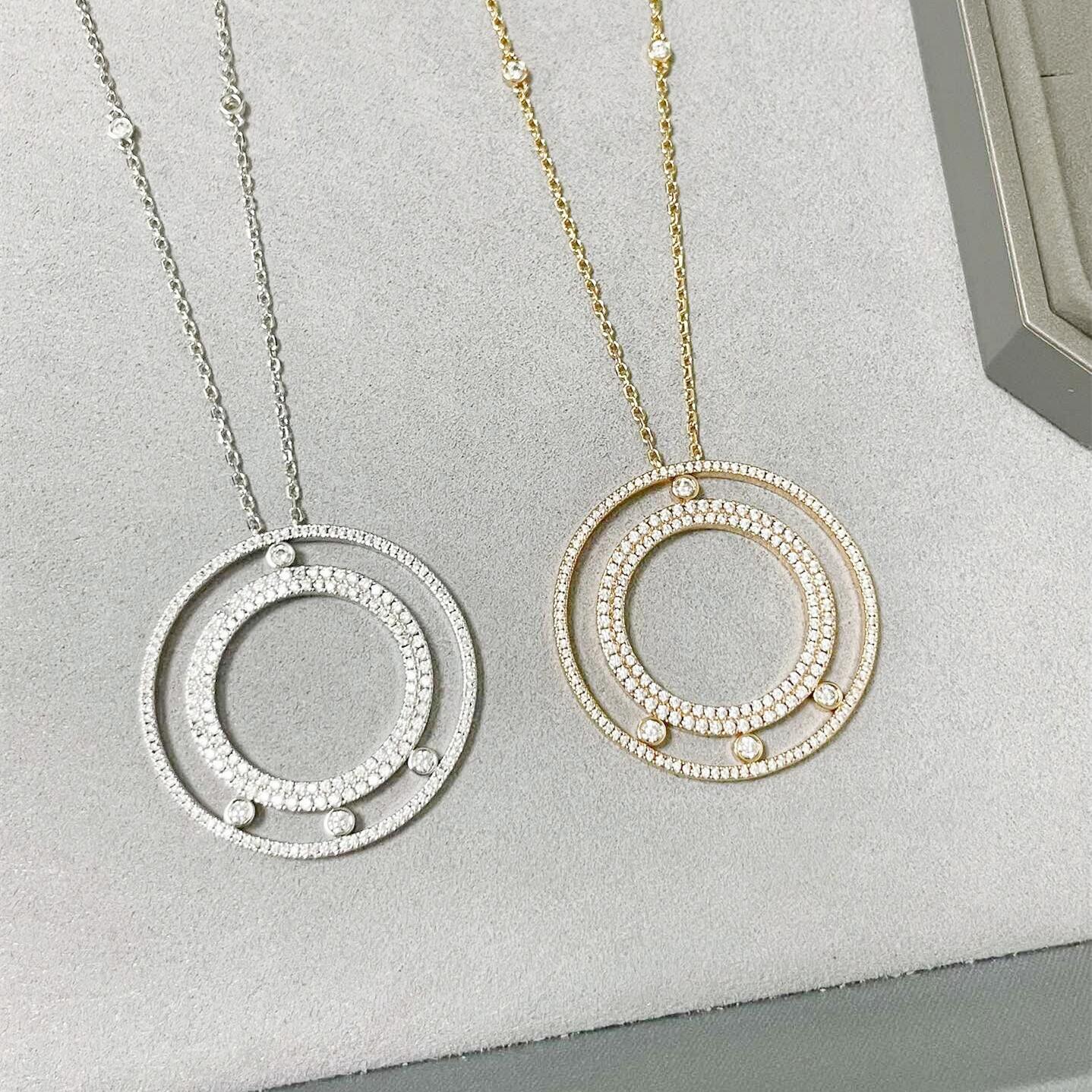 MSNV013 Collier Long Move Romane pendant necklace - ccjewelryacc