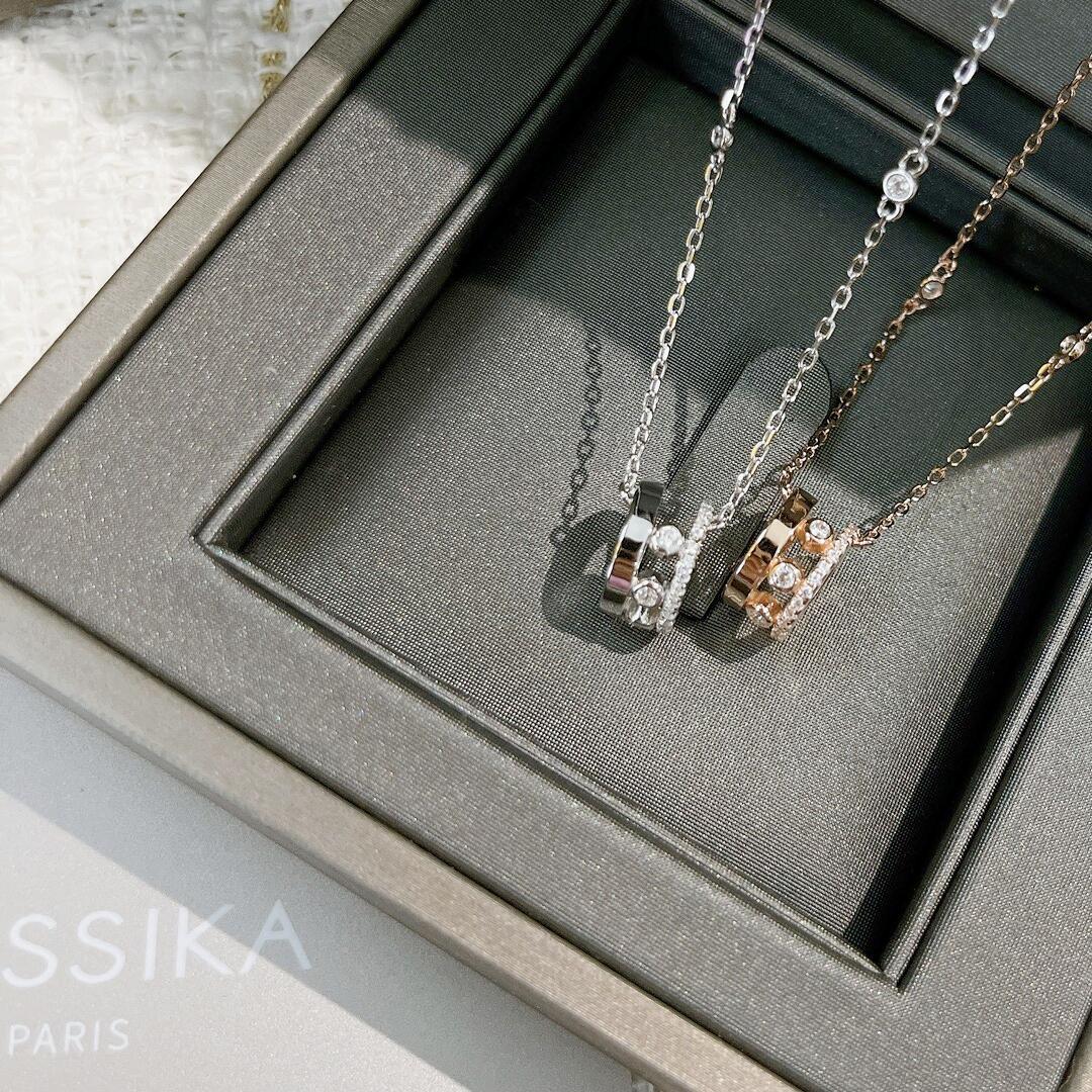 MSNV011 Pendentif sur Chaine Move Romane pendant necklace - ccjewelryacc