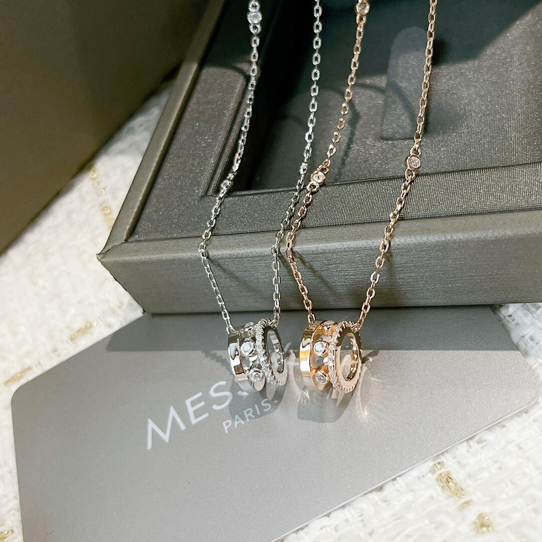 MSNV011 Pendentif sur Chaine Move Romane pendant necklace - ccjewelryacc