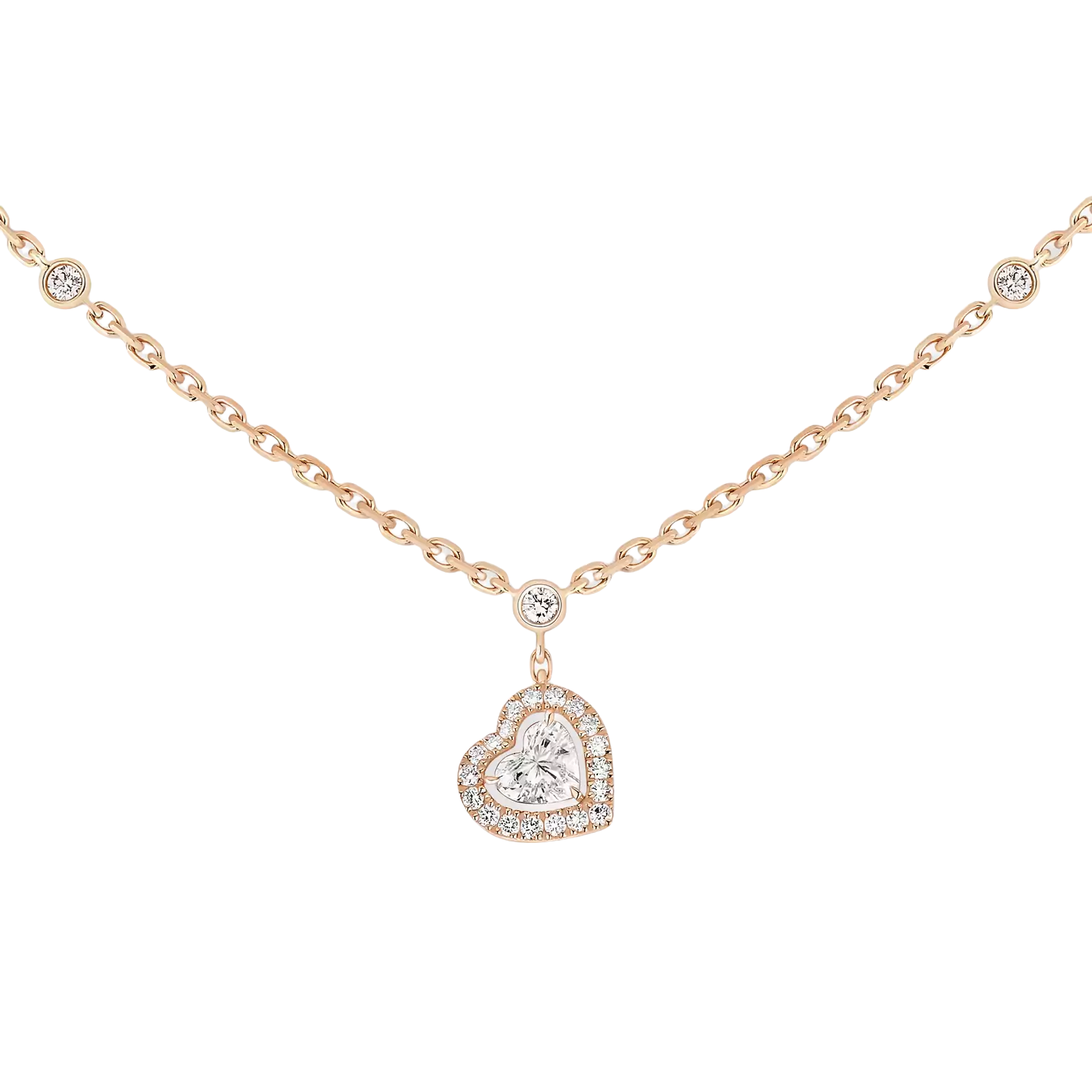 MSNV021 Joy diamant coeur necklace - ccjewelryacc