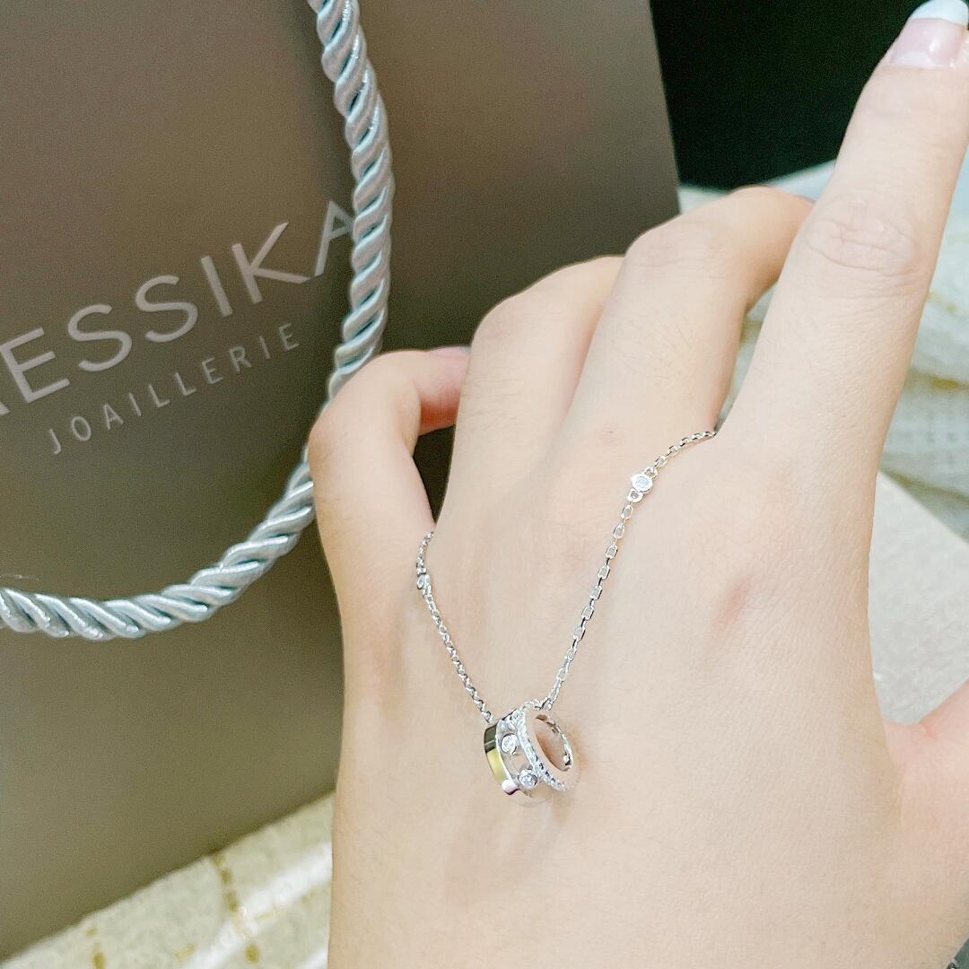 MSNV011 Pendentif sur Chaine Move Romane pendant necklace - ccjewelryacc