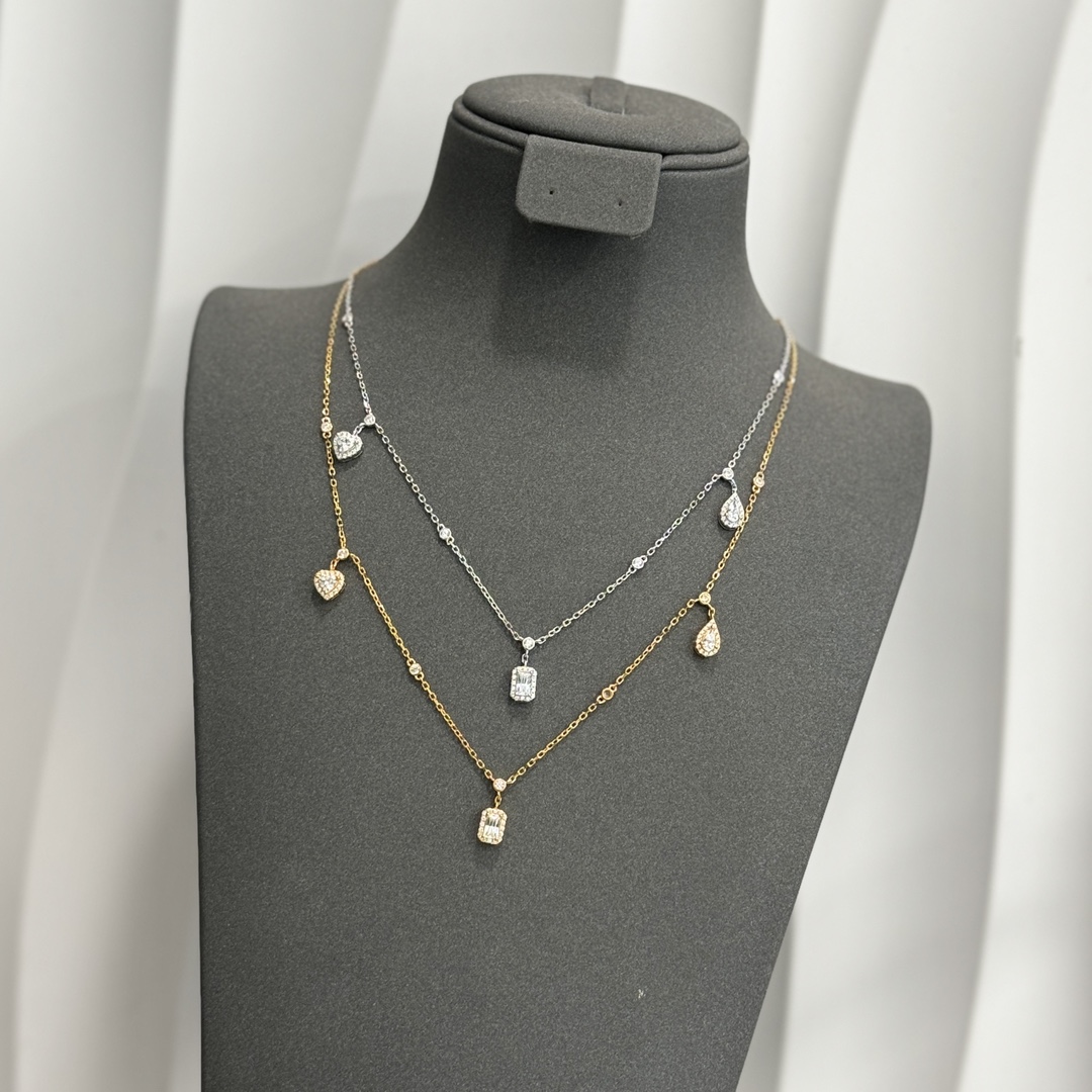 MSNV015 My Twin Trio necklace - ccjewelryacc