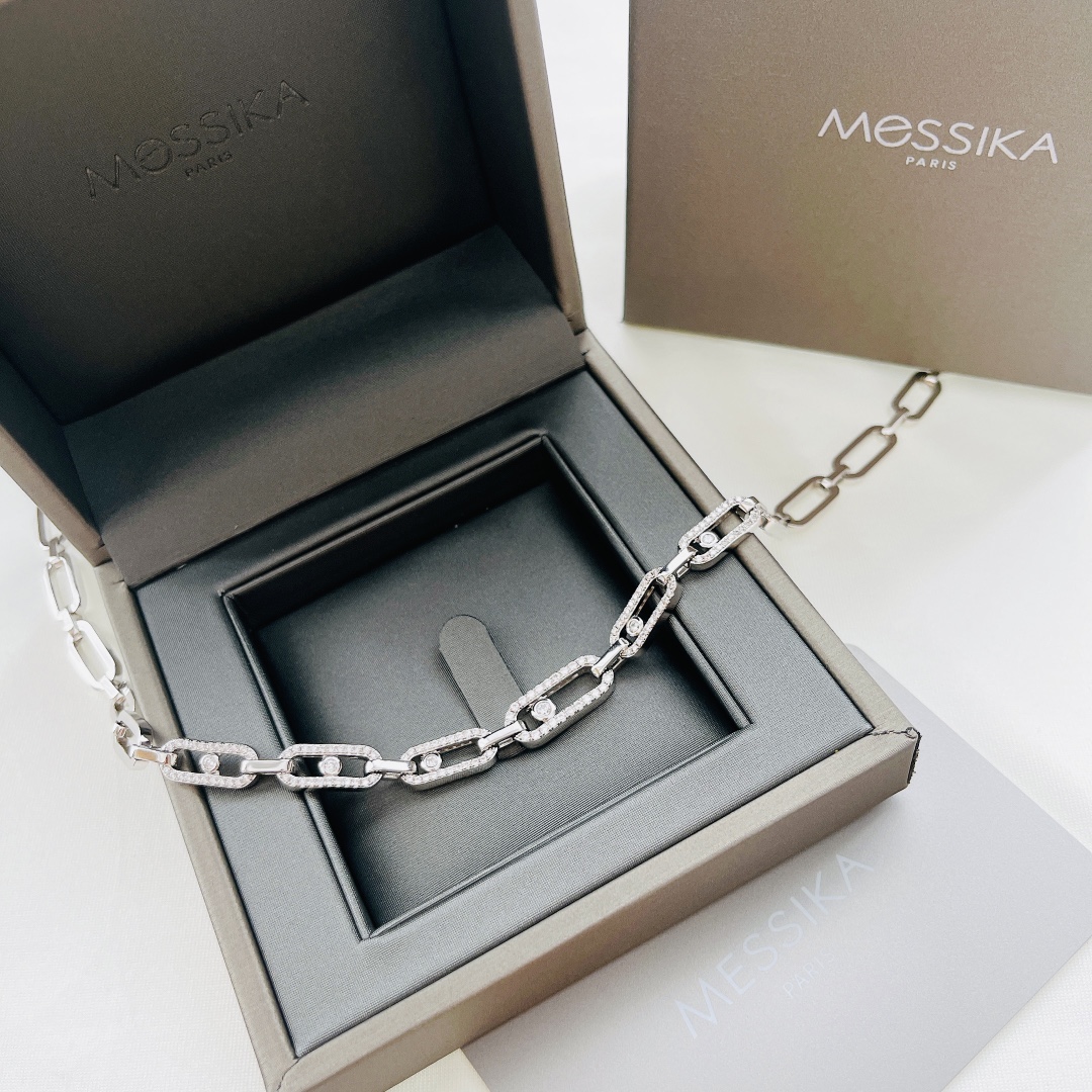 MSNV019 Choker Move Link Multi choker necklace - ccjewelryacc