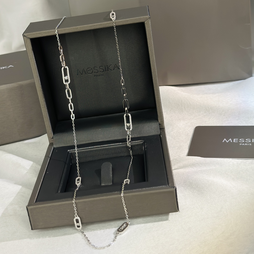 MSNV025 Sautoir Move Uno Long chain sweater necklace - ccjewelryacc