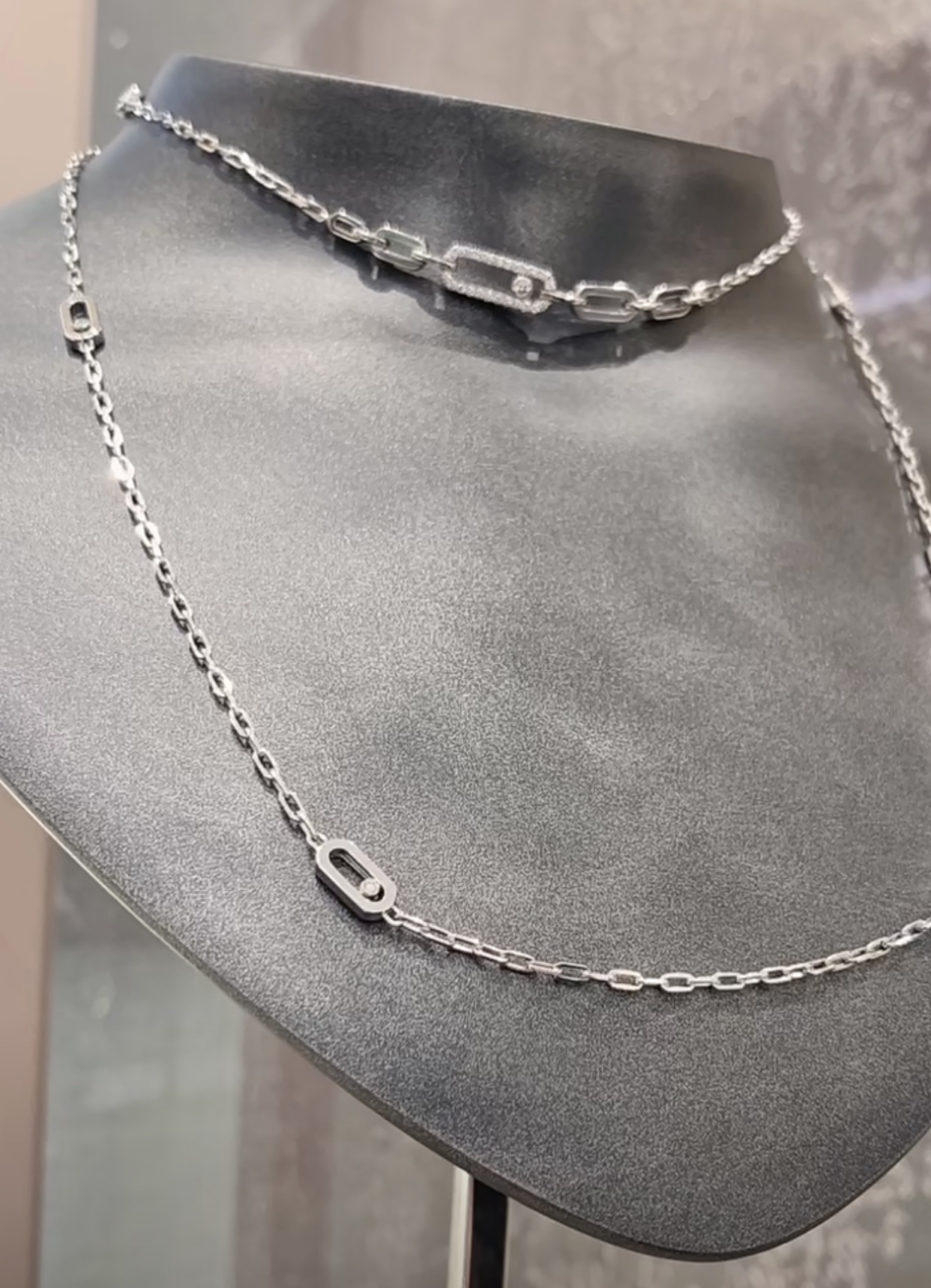 MSNV025 Sautoir Move Uno Long chain sweater necklace - ccjewelryacc