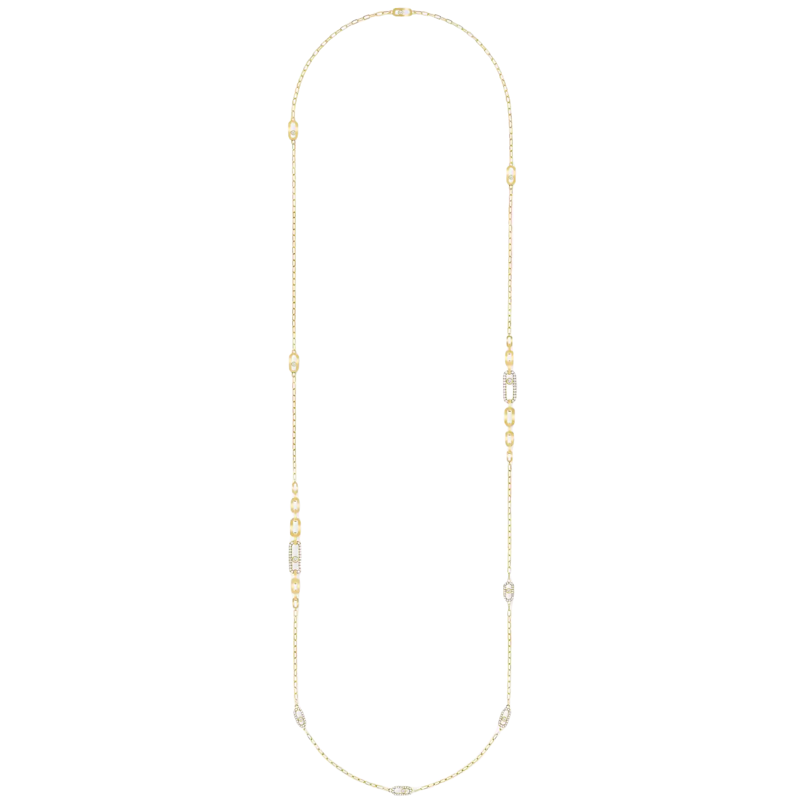 MSNV025 Sautoir Move Uno Long chain sweater necklace - ccjewelryacc