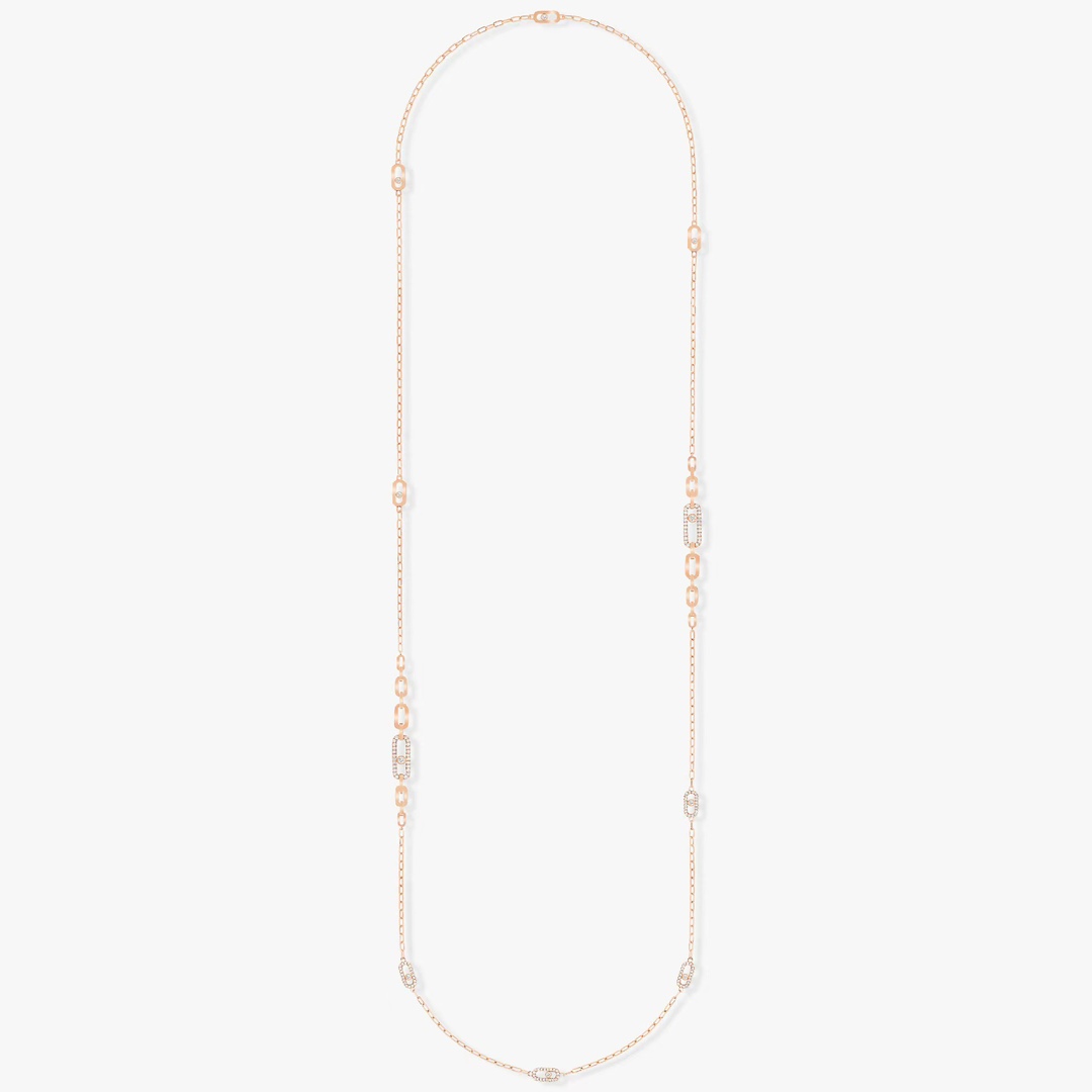 MSNV025 Sautoir Move Uno Long chain sweater necklace - ccjewelryacc
