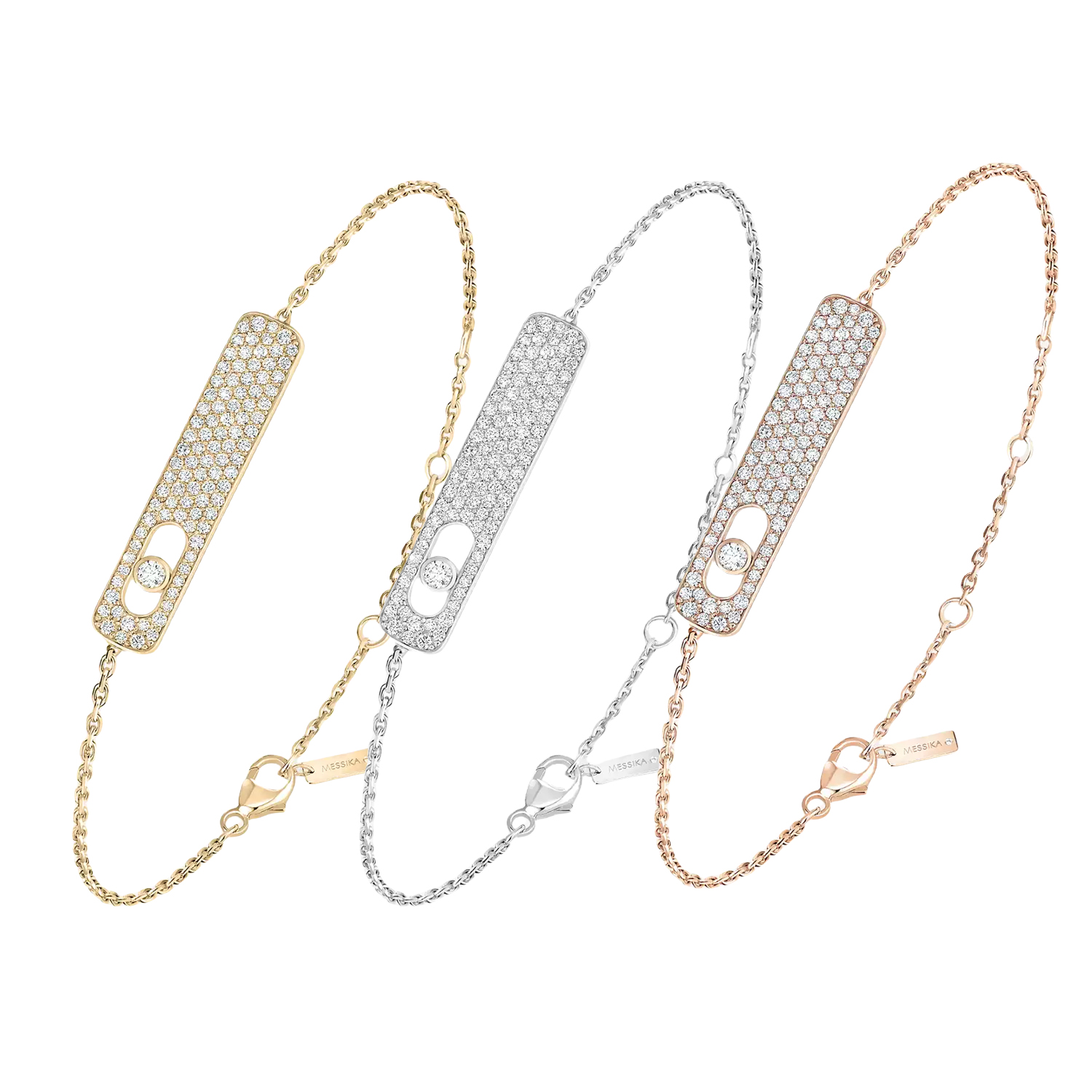 MSSV008 My First Diamond Pave bracelet chain - ccjewelryacc