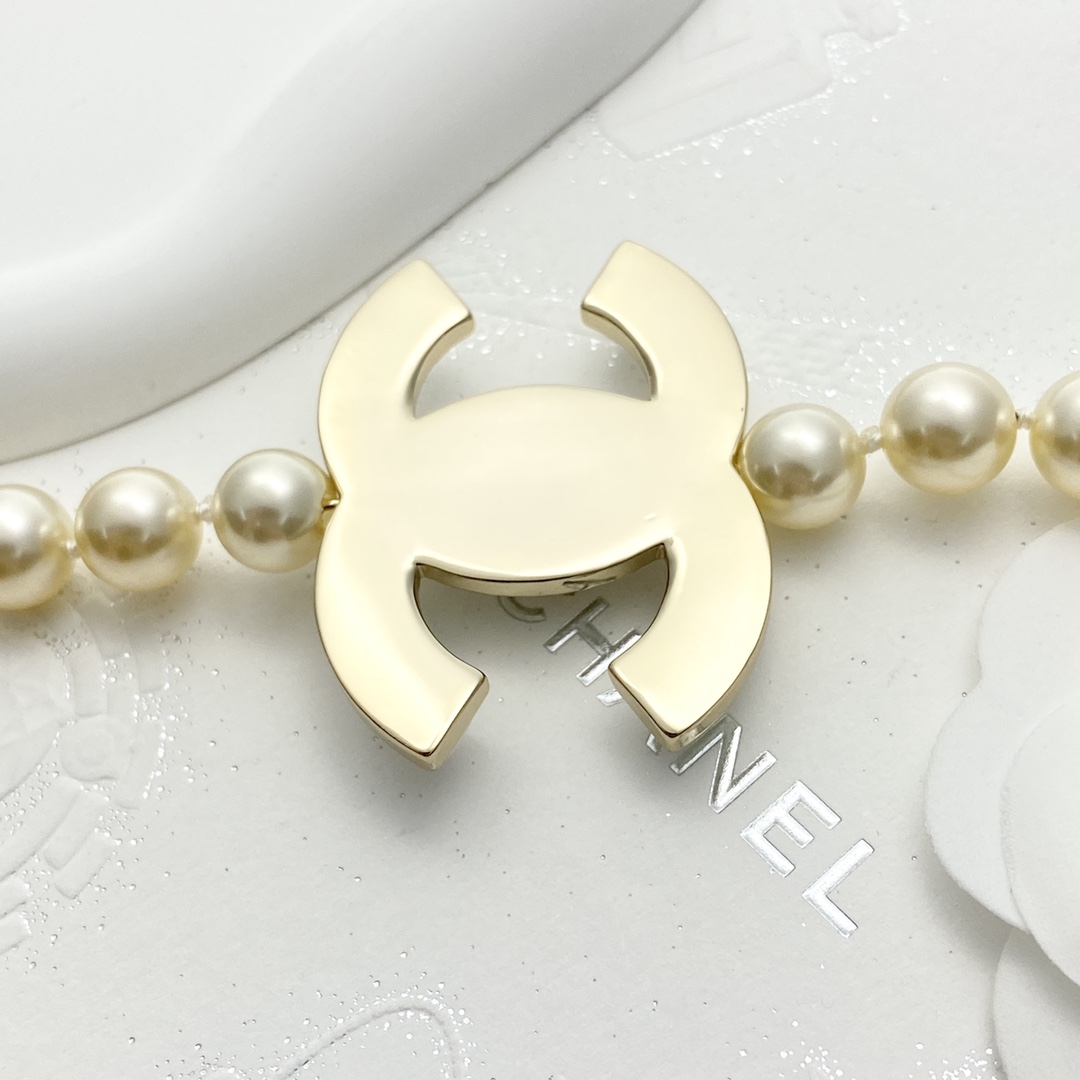 CCL343 CC long pearl necklace - ccjewelryacc