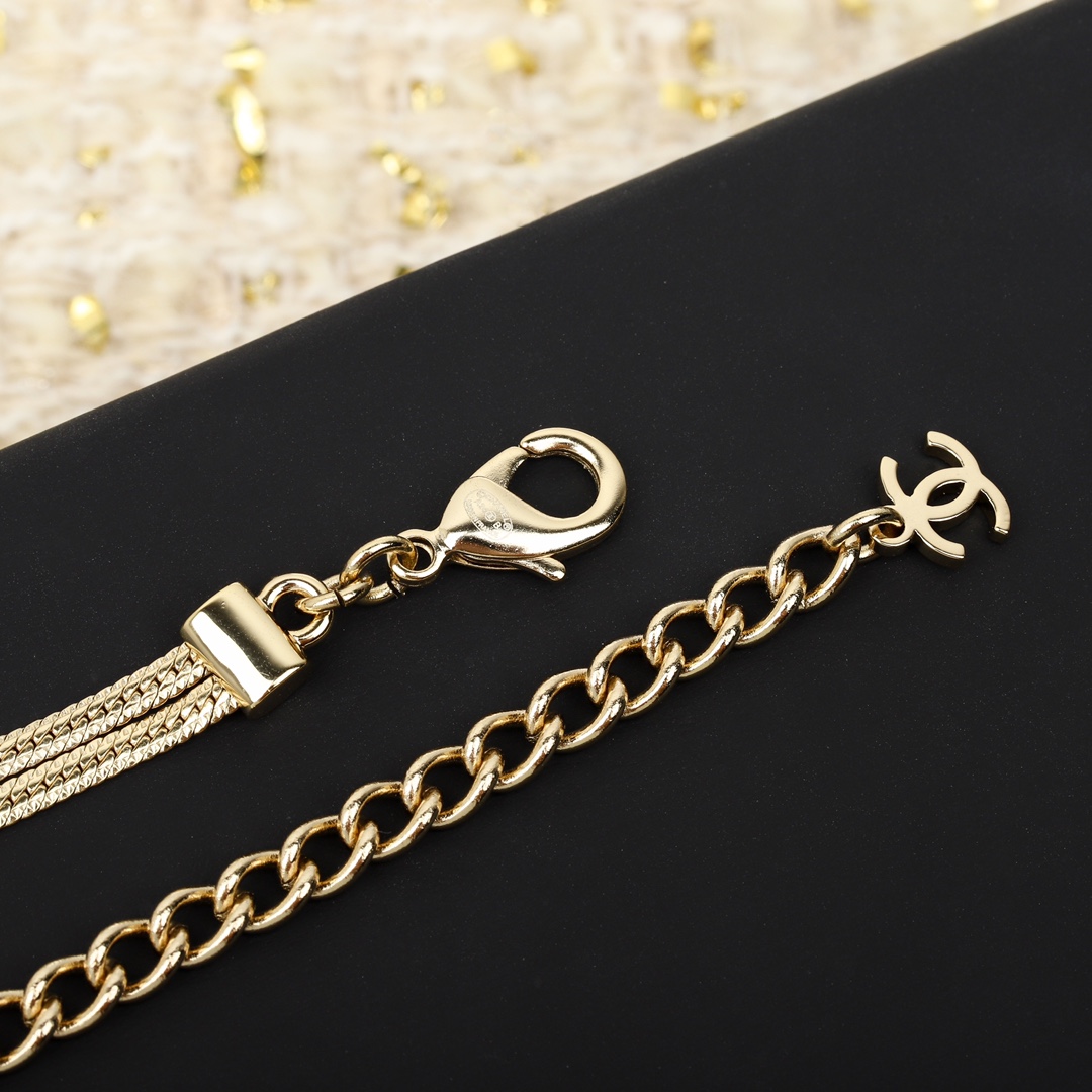 CCN533 Metal snake chain choker necklace - ccjewelryacc