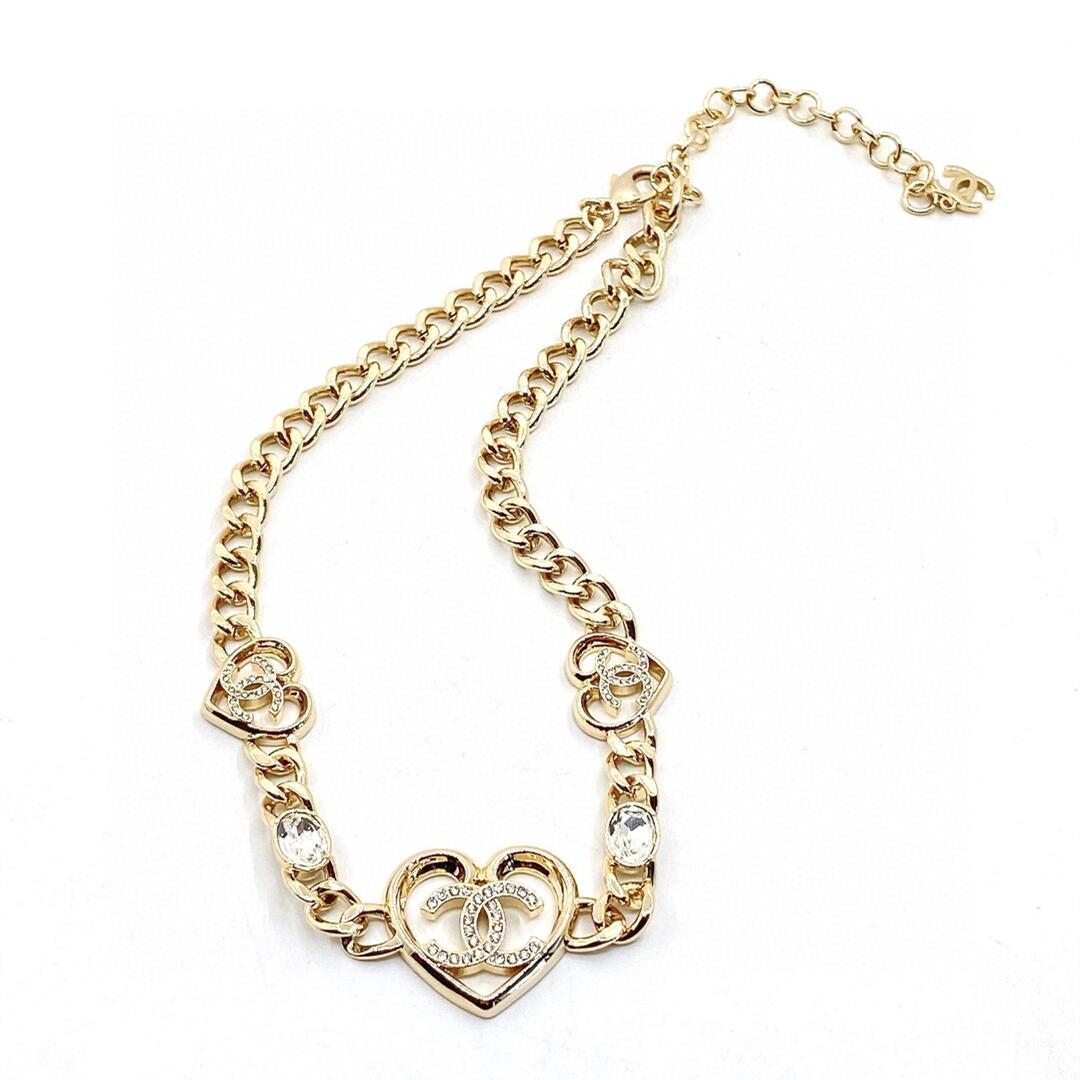 CCN548 Metal heart choker necklace - ccjewelryacc