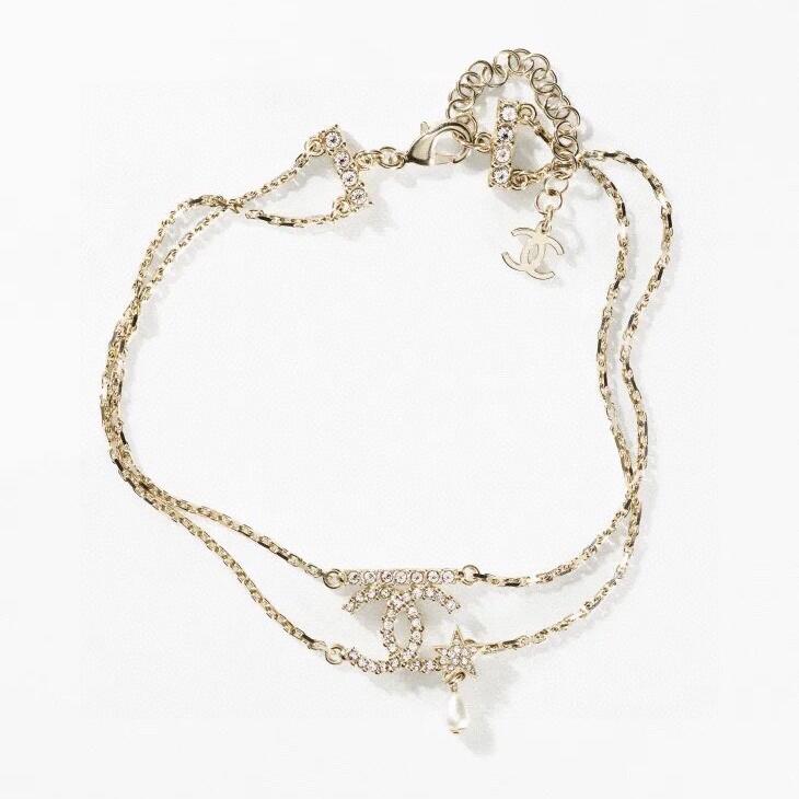 CCN540  cc logo Necklace - ccjewelryacc