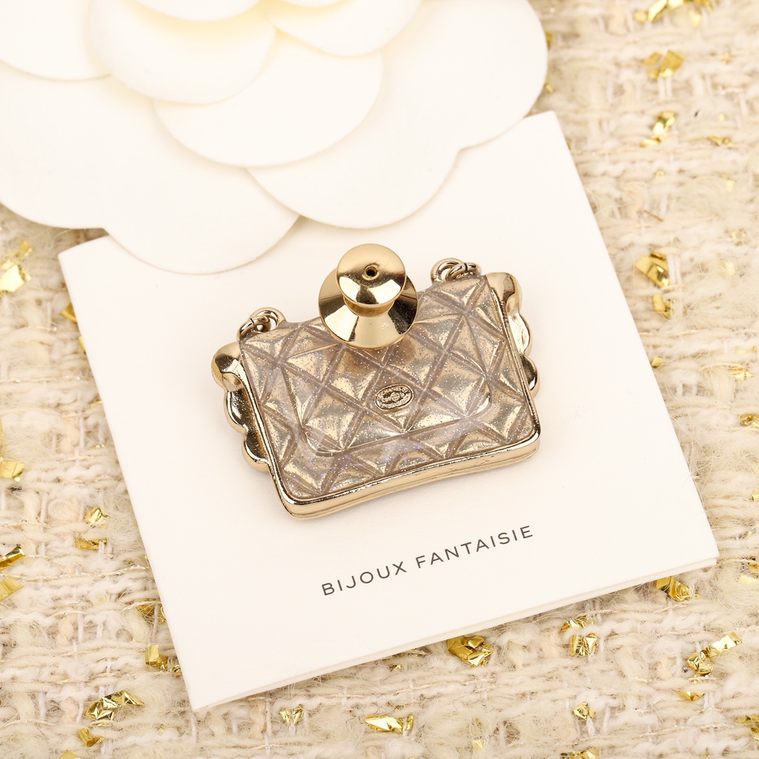 BCB438 cc bag Brooch pin - ccjewelryacc