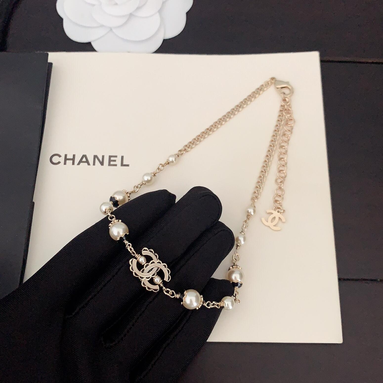 CCN543  cc logo Necklace - ccjewelryacc