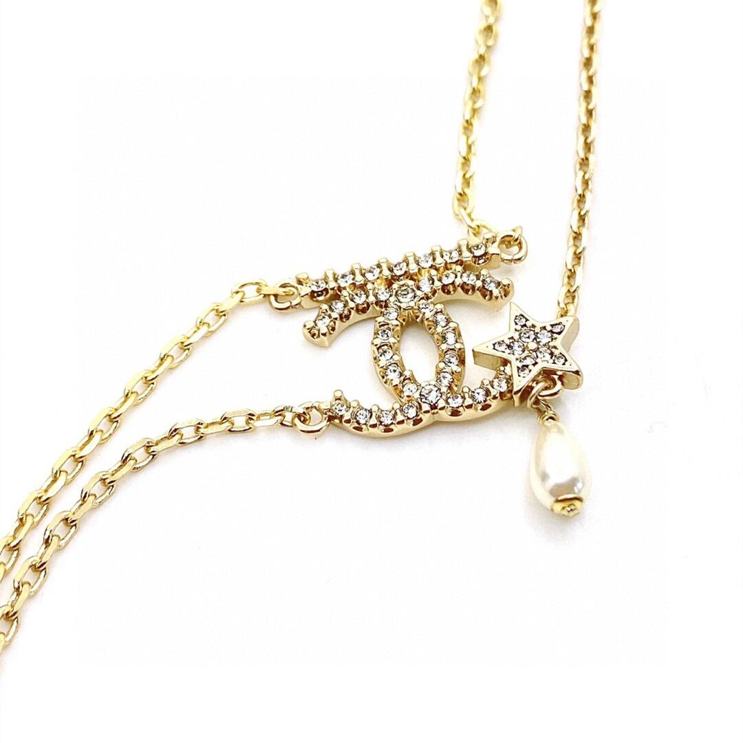 CCN540  cc logo Necklace - ccjewelryacc