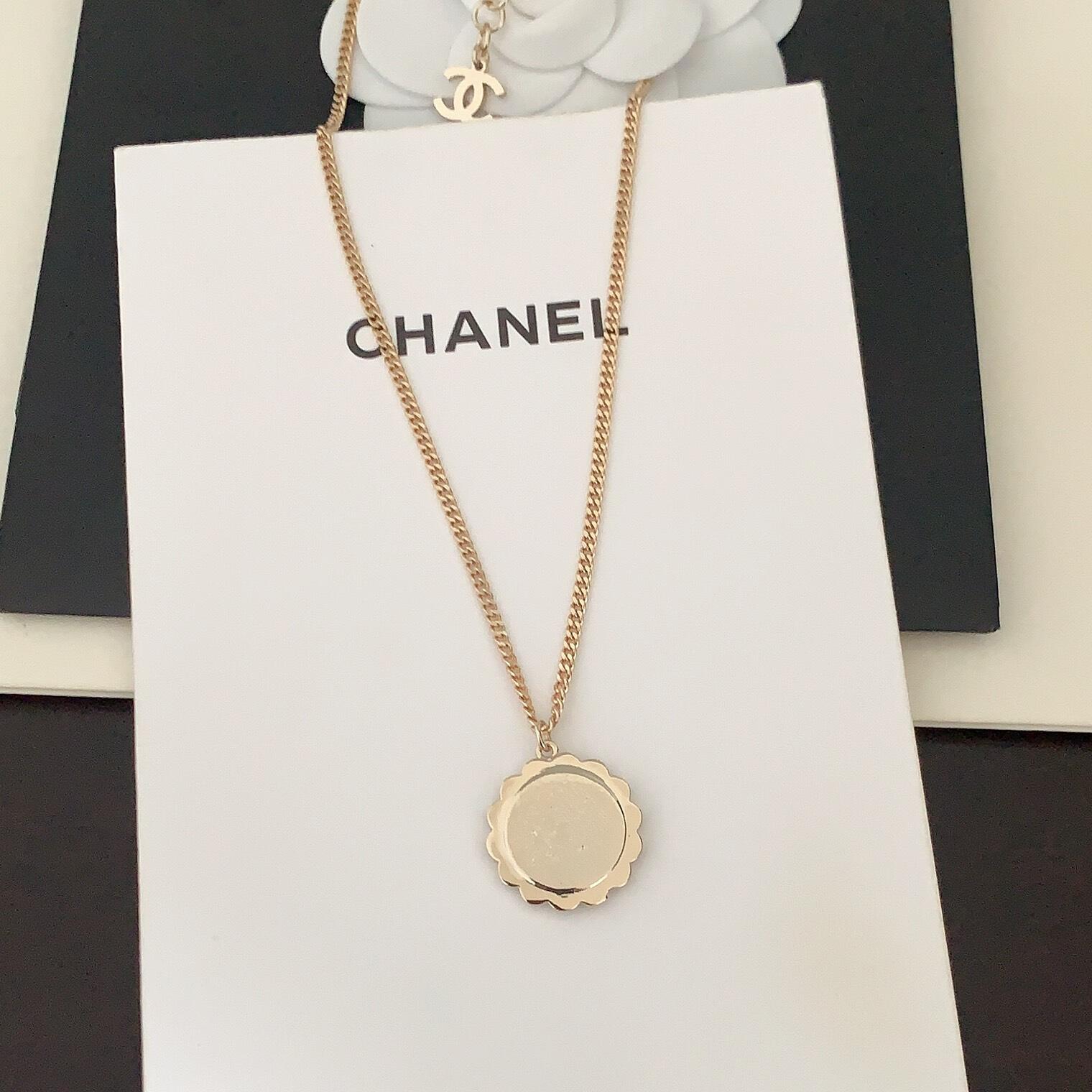 CCN541  cc logo Necklace - ccjewelryacc