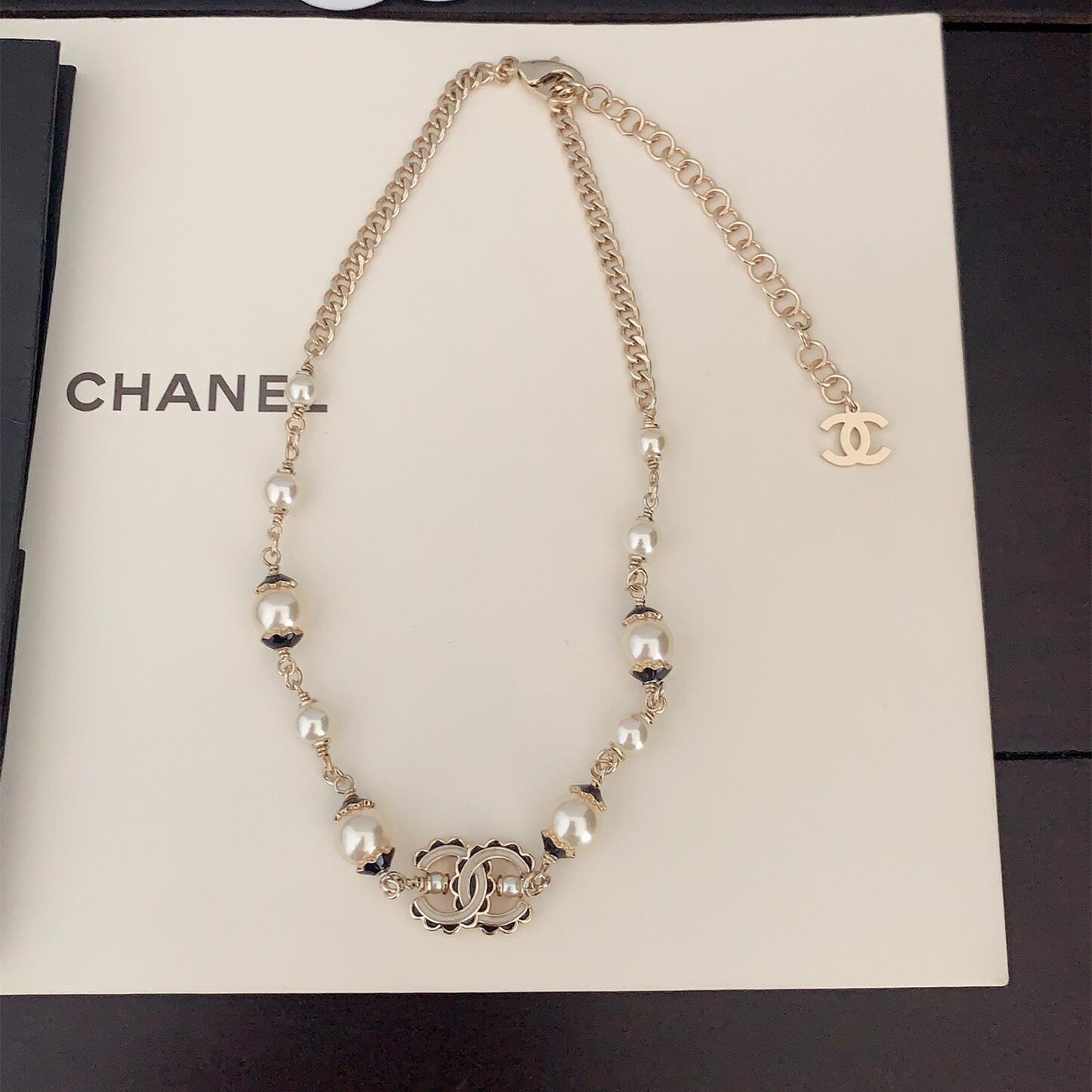 CCN543  cc logo Necklace - ccjewelryacc