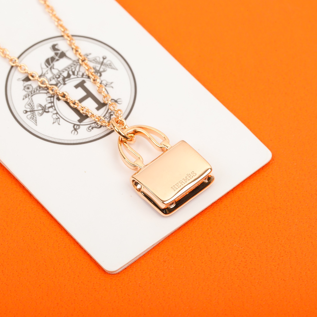 HMNS005 S925 Sterling Silver Bag Amulettes Constance pendant Necklace - ccjewelryacc