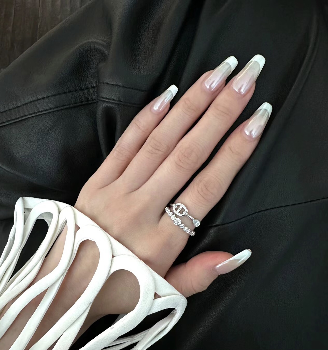 HMR020 Hermès Chaine d'Ancre Chaos Fancy Ring - ccjewelryacc