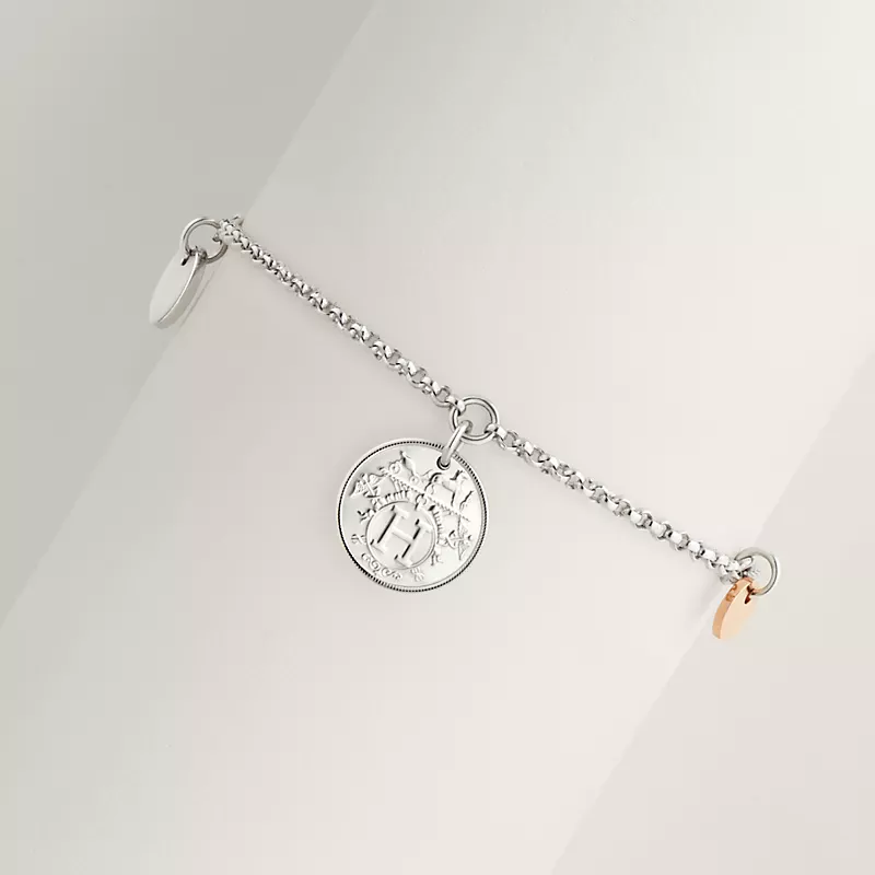 HMNS006 S925 Sterling Silver Ex-Libris pendant necklace , bracelet, small model - ccjewelryacc