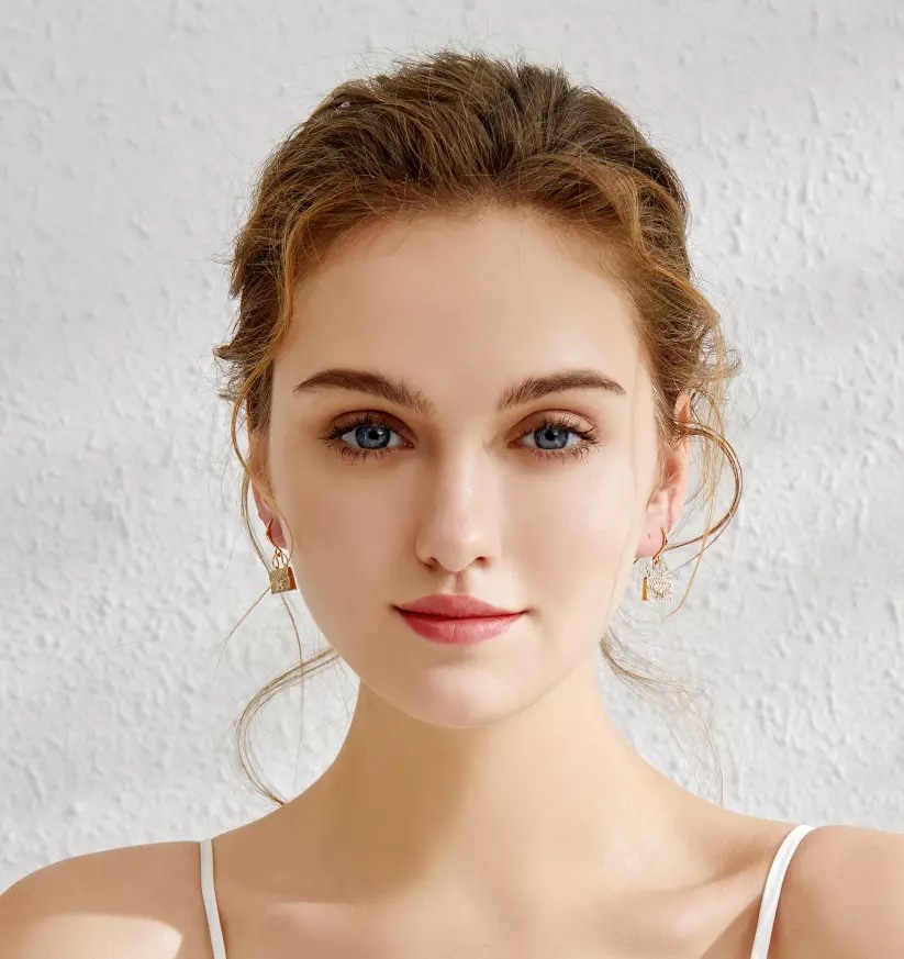 HMEV006 18k Classy diamond H Constance Handbag  Amulettes Constance Drop Earrings - ccjewelryacc