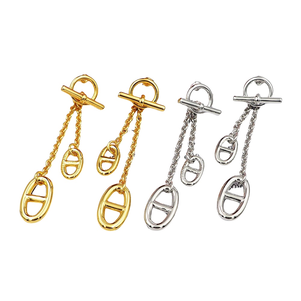 HME011 Designer Pig nose Reponse Drop earrings - ccjewelryacc