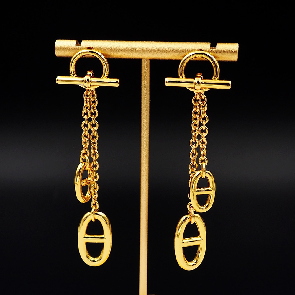 HME011 Designer Pig nose Reponse Drop earrings - ccjewelryacc