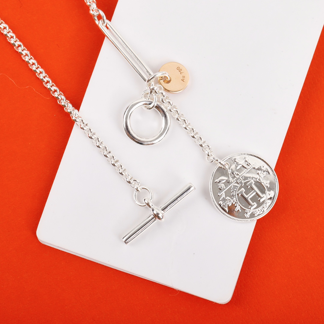 HMNS006 S925 Sterling Silver Ex-Libris pendant necklace , bracelet, small model - ccjewelryacc