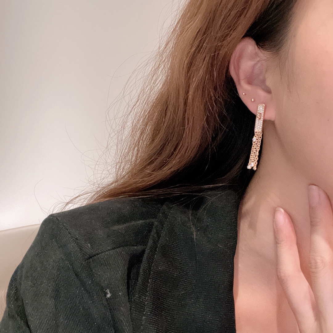 HMEV003 18k Gold Kelly Gavroche earrings - ccjewelryacc