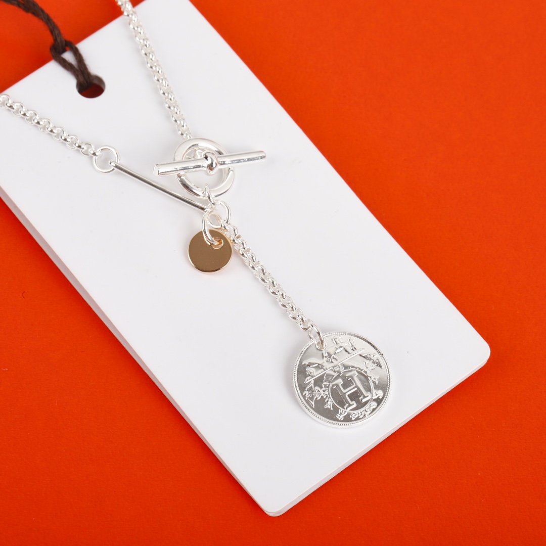 HMNS006 S925 Sterling Silver Ex-Libris pendant necklace , bracelet, small model - ccjewelryacc