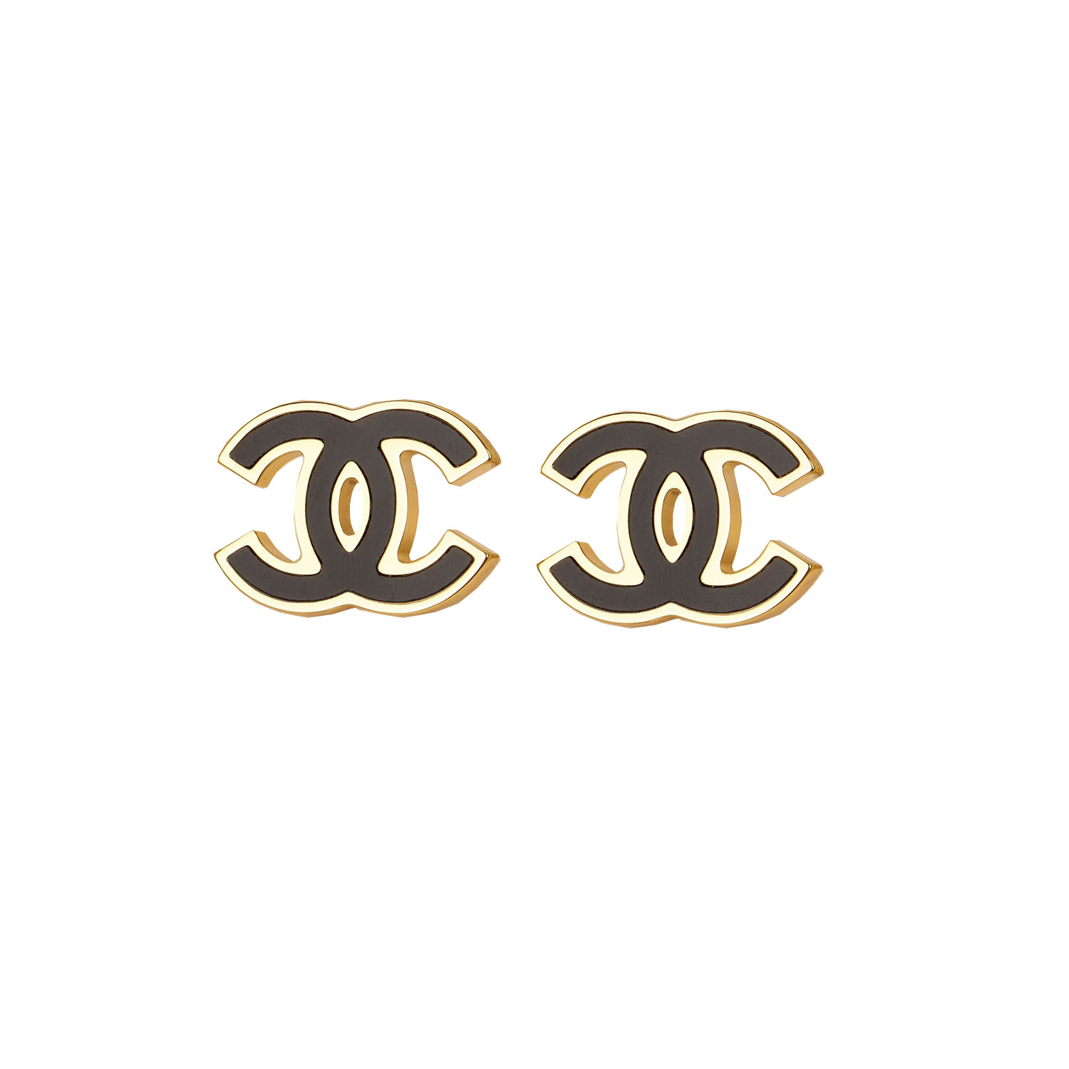 CCE879 24B cc logo earrings clip - ccjewelryacc