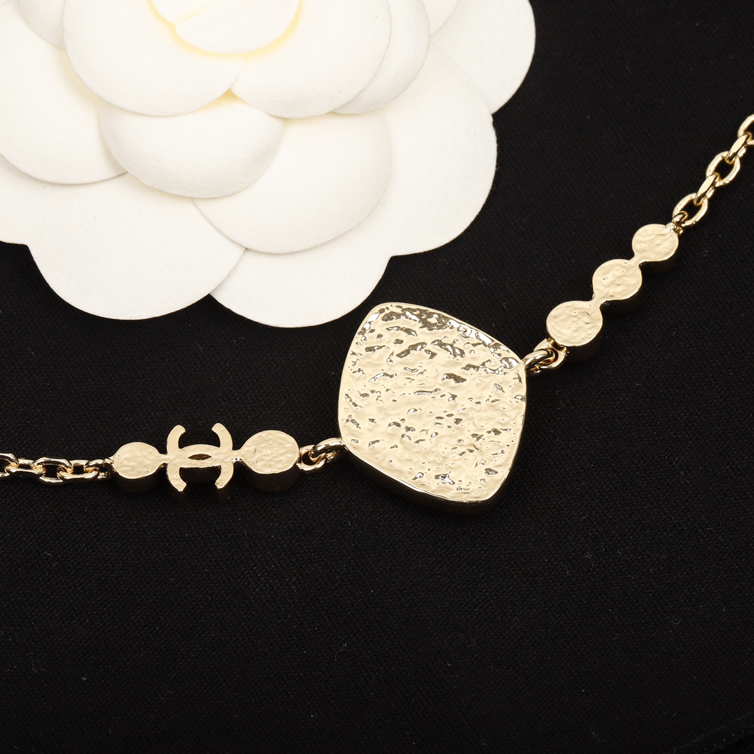 CCN247 CC X pattern Pendant Necklace bracelet - ccjewelryacc