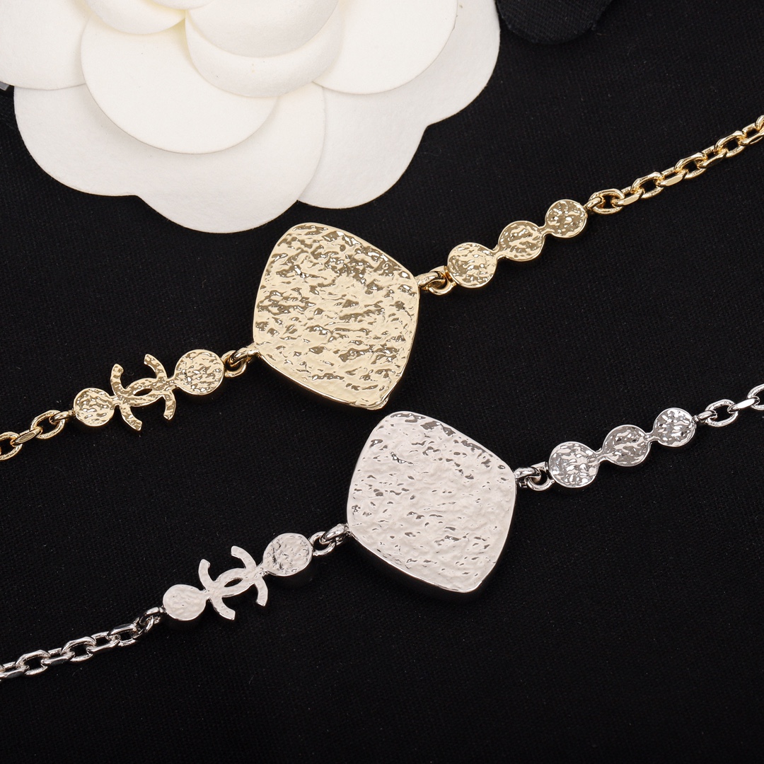 CCN247 CC X pattern Pendant Necklace bracelet - ccjewelryacc