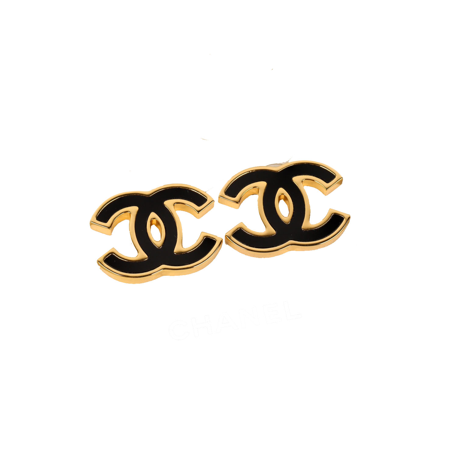 CCE880 24B cc logo stud earring - ccjewelryacc
