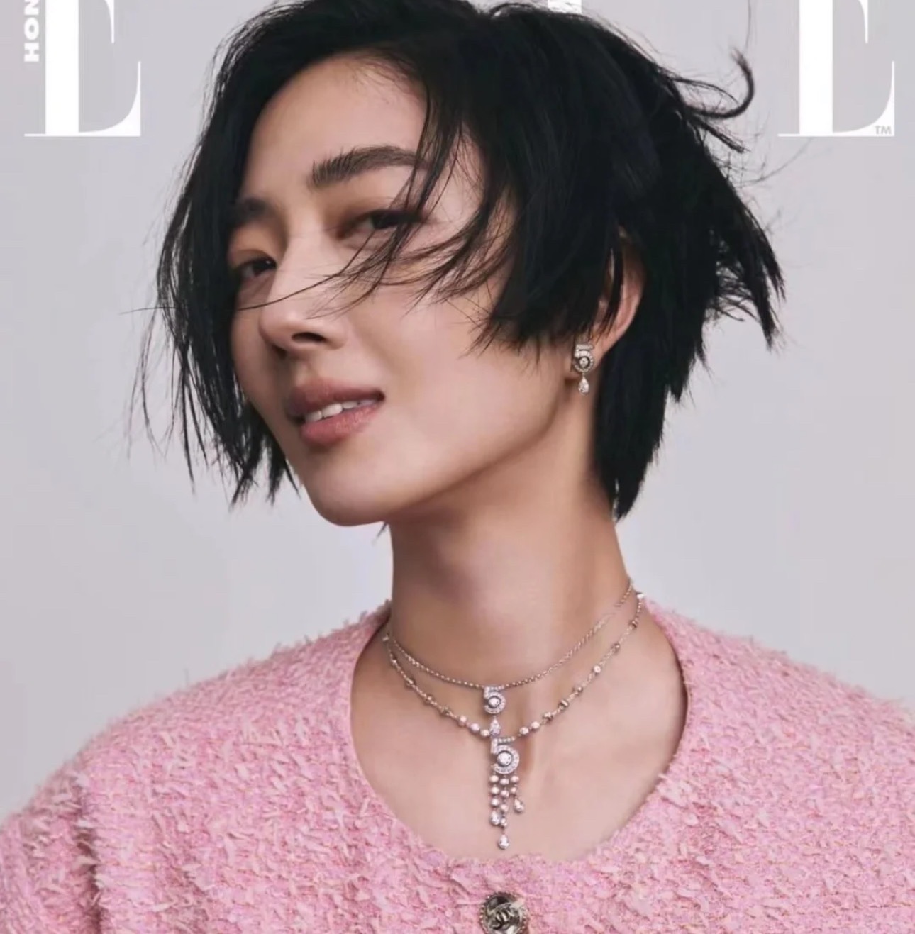 CCNS008 S925 Sterling silver diamond Eternal No 5 pendant NECKLACE - ccjewelryacc