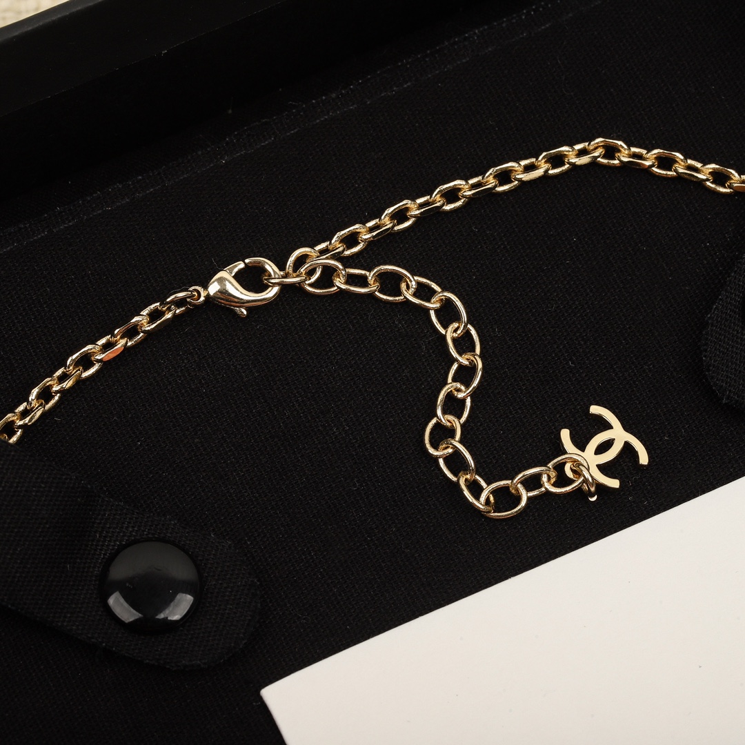 CCN247 CC X pattern Pendant Necklace bracelet - ccjewelryacc