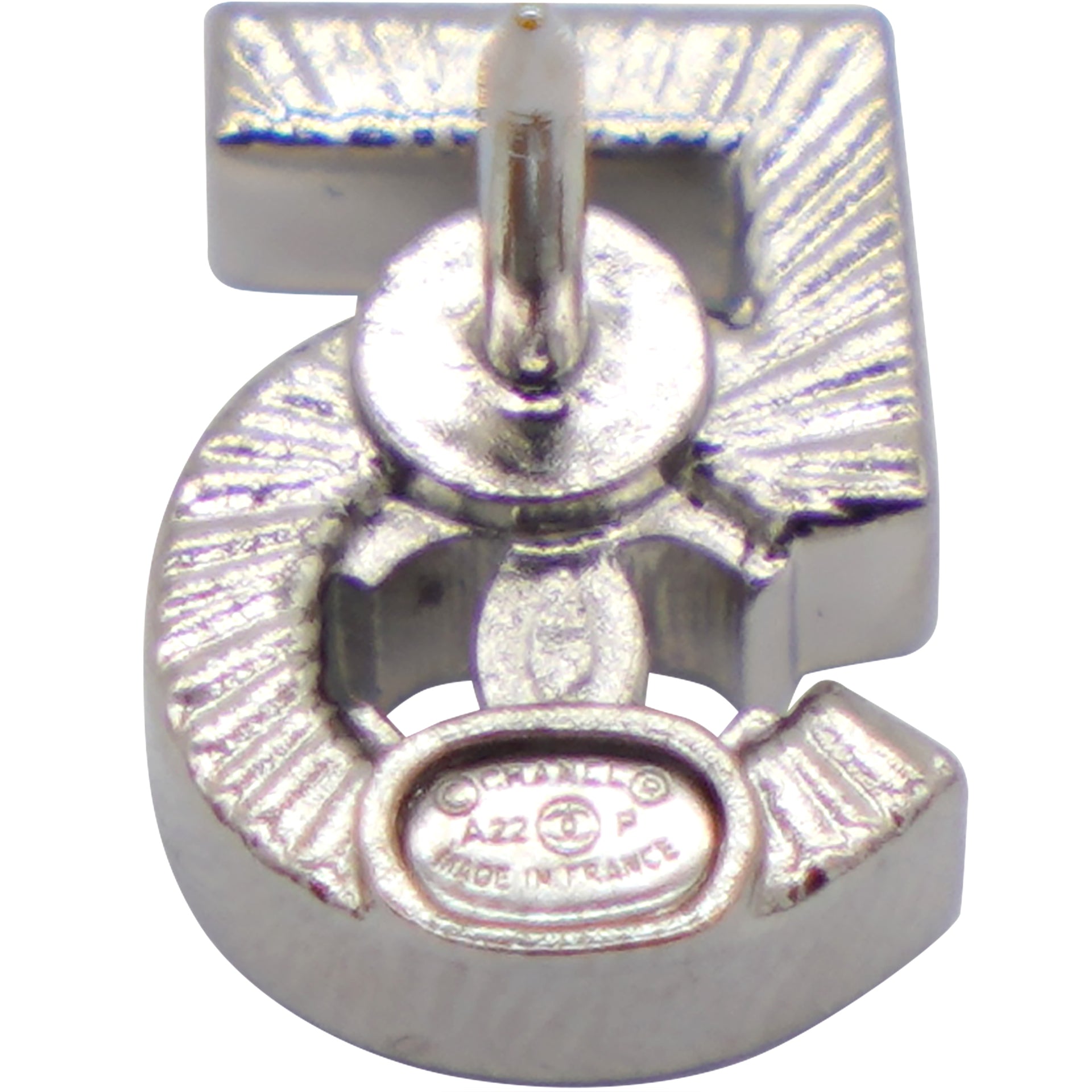 BCB010 Brooch Set of 3- Perfume No 5 Clover Crystal Silver - ccjewelryacc