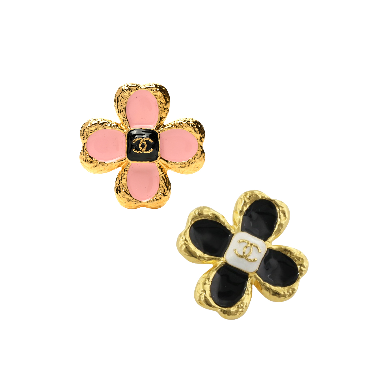 BCB009 CC leaf clover brooch - ccjewelryacc