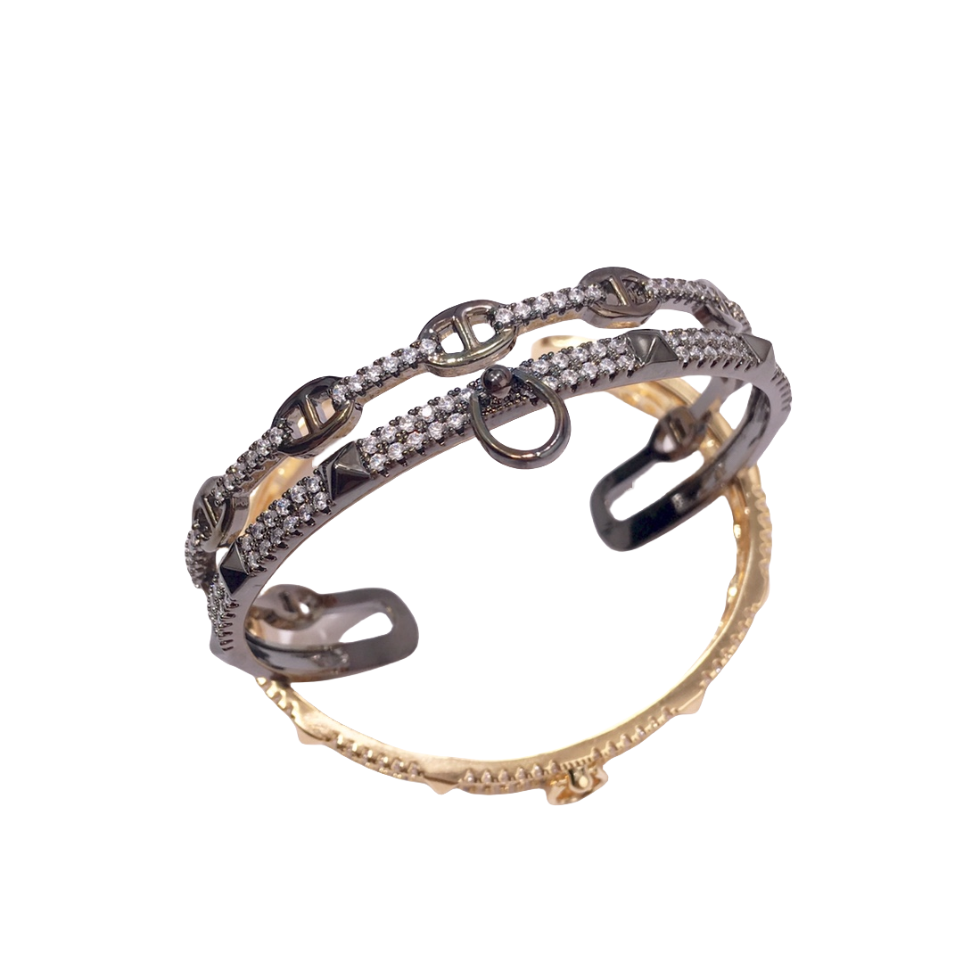 HMS036 Mona Cuff bracelet - ccjewelryacc
