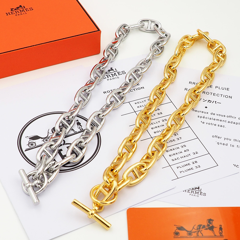 HMN001 GM Chaine D'Ancre Necklace Large - ccjewelryacc